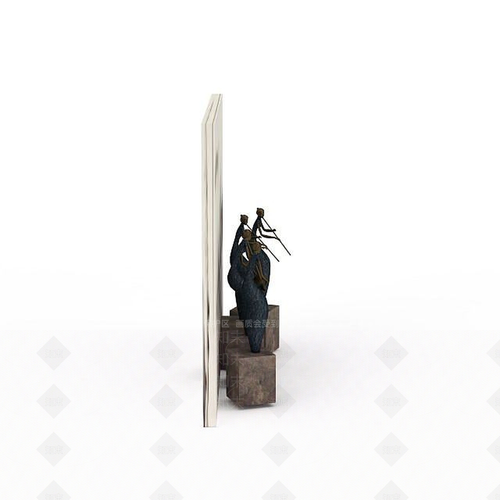 现代摆件组合3D模型下载【ID:1197741872】