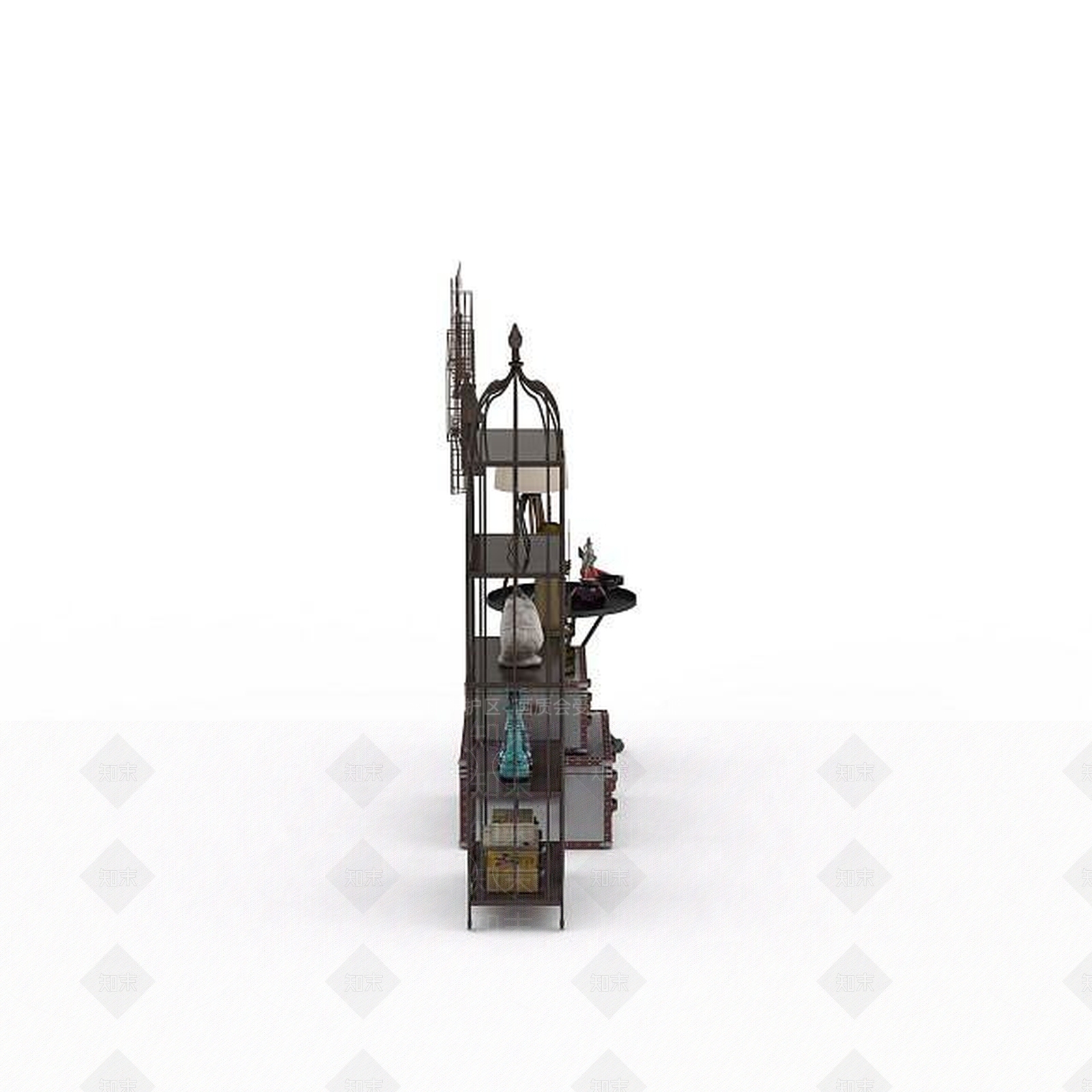 现代摆件组合3D模型下载【ID:1197741887】