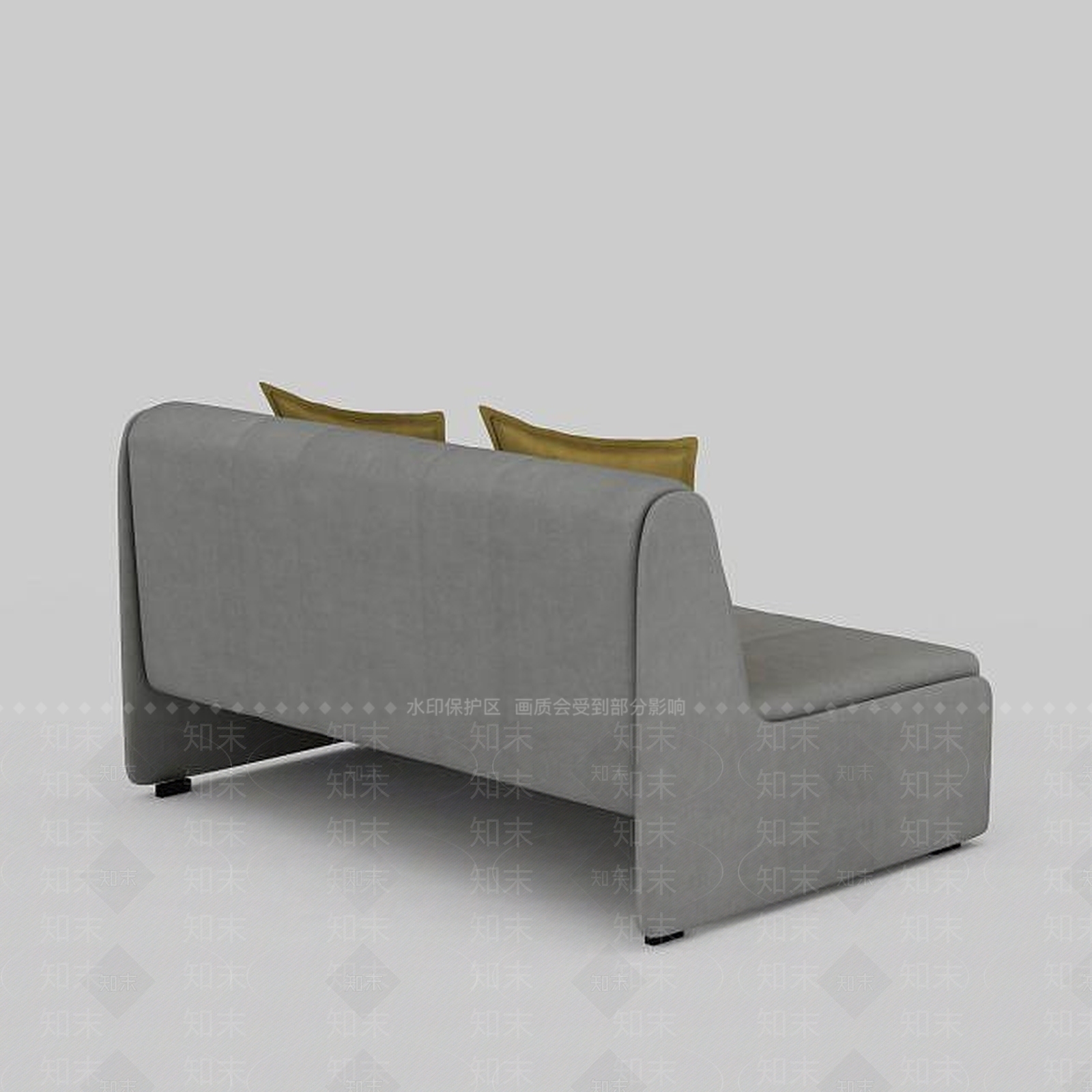 现代双人沙发3D模型下载【ID:1197742357】