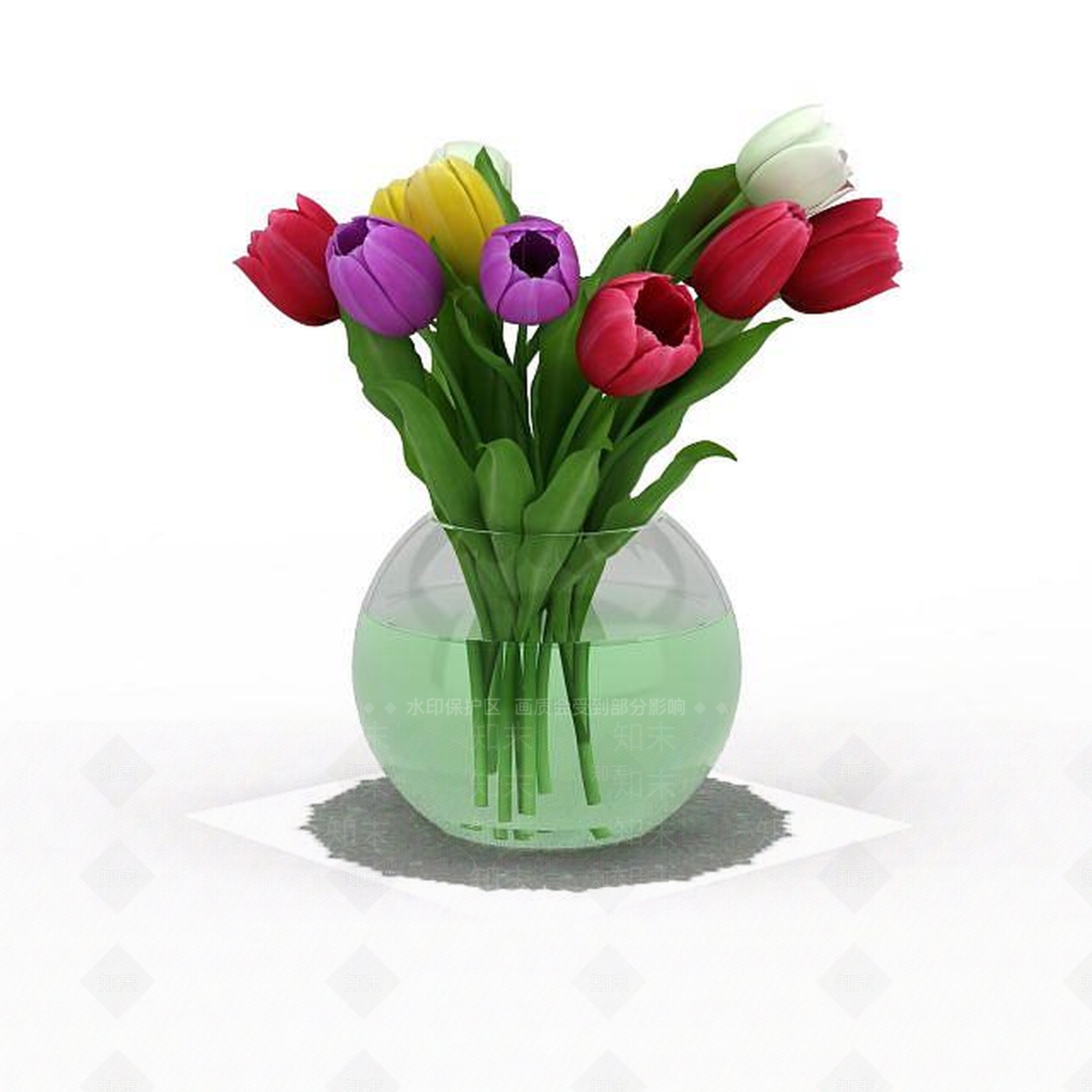 现代摆件组合3D模型下载【ID:1197742414】