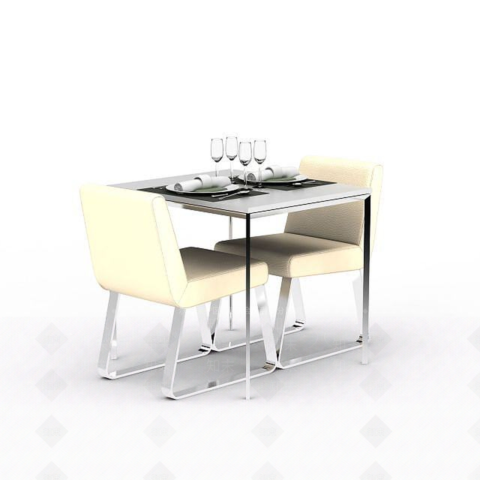 现代书桌3D模型下载【ID:1197742968】