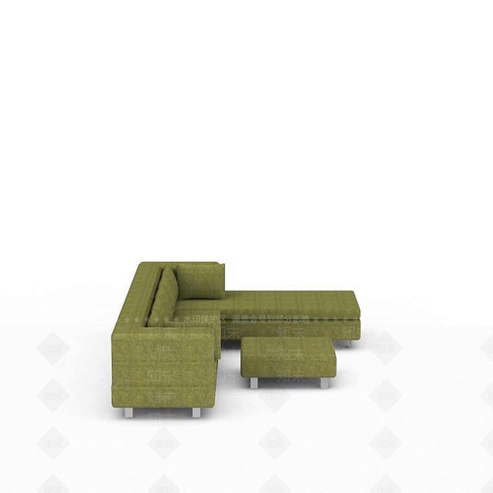 现代双人沙发3D模型下载【ID:1197744965】