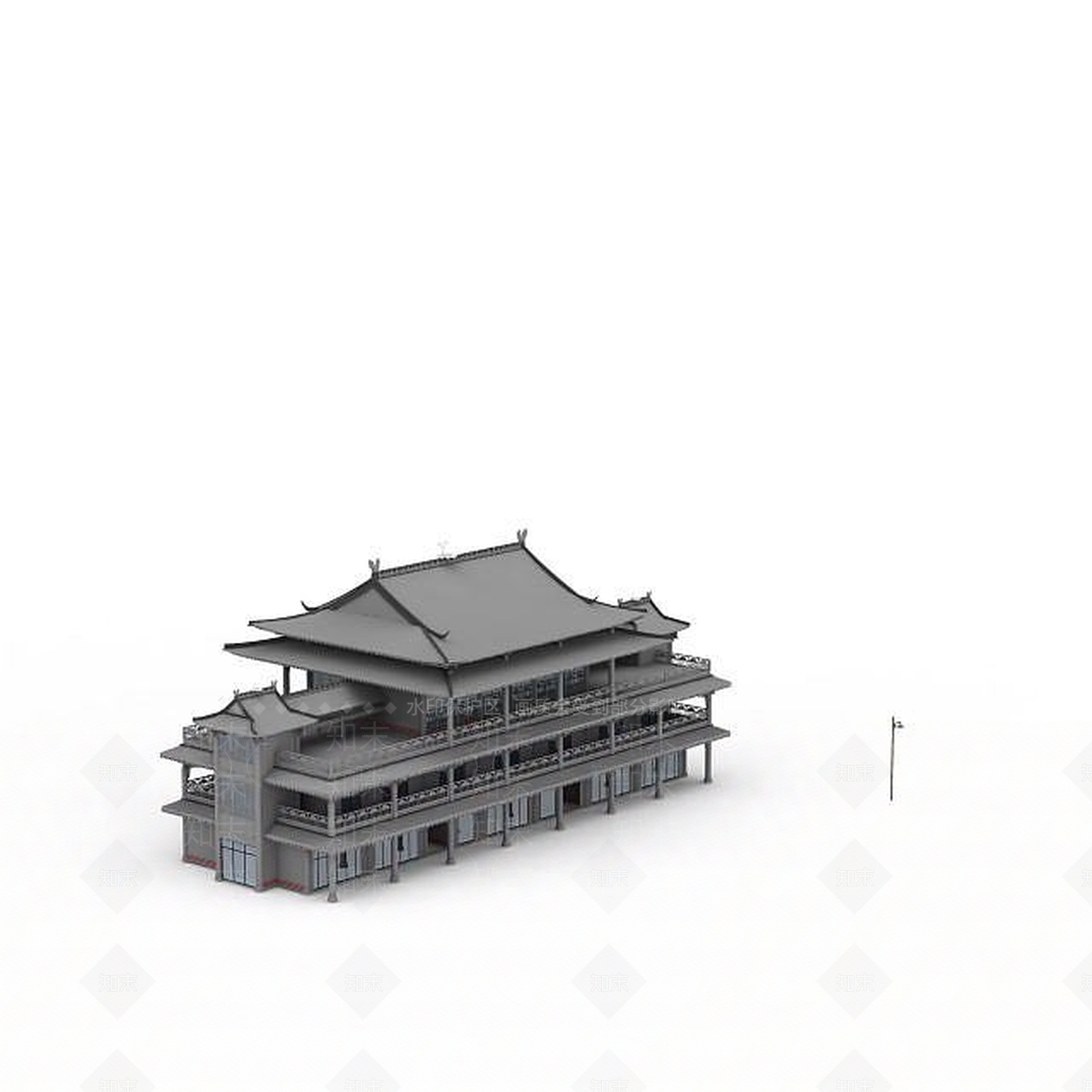 现代其他建筑外观3D模型下载【ID:1199779308】