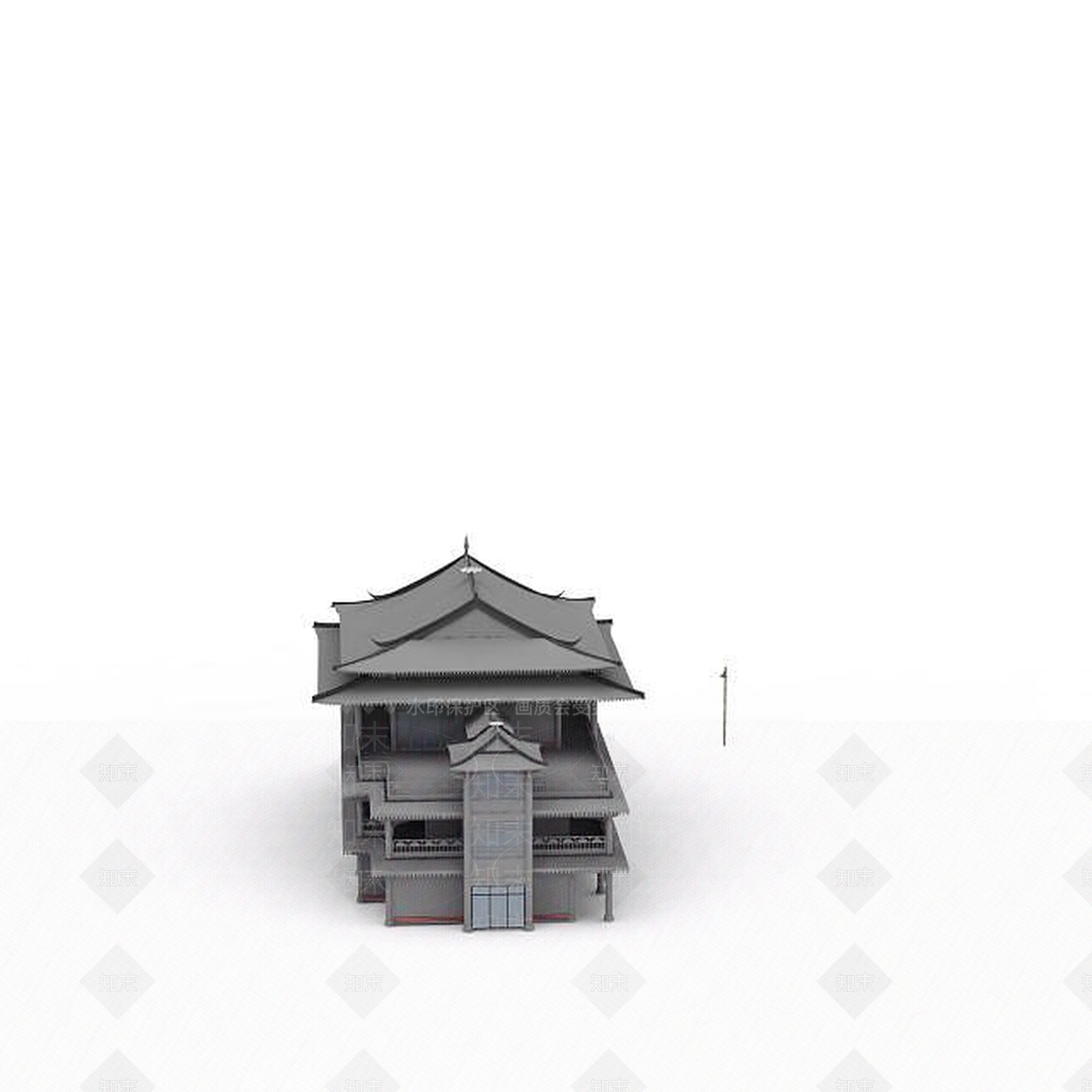 现代其他建筑外观3D模型下载【ID:1199779308】