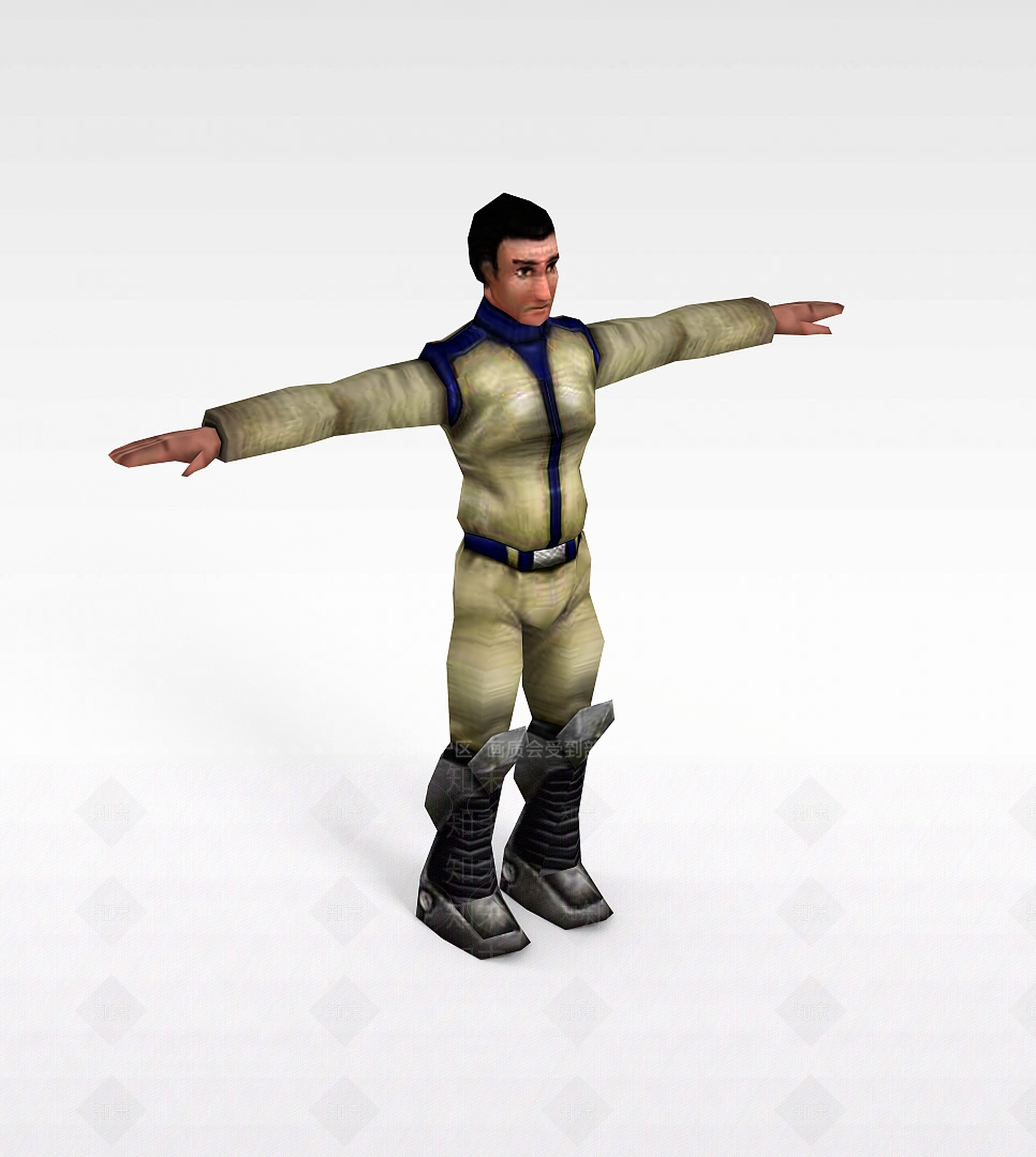 现代虚拟人物3D模型下载【ID:1199784722】