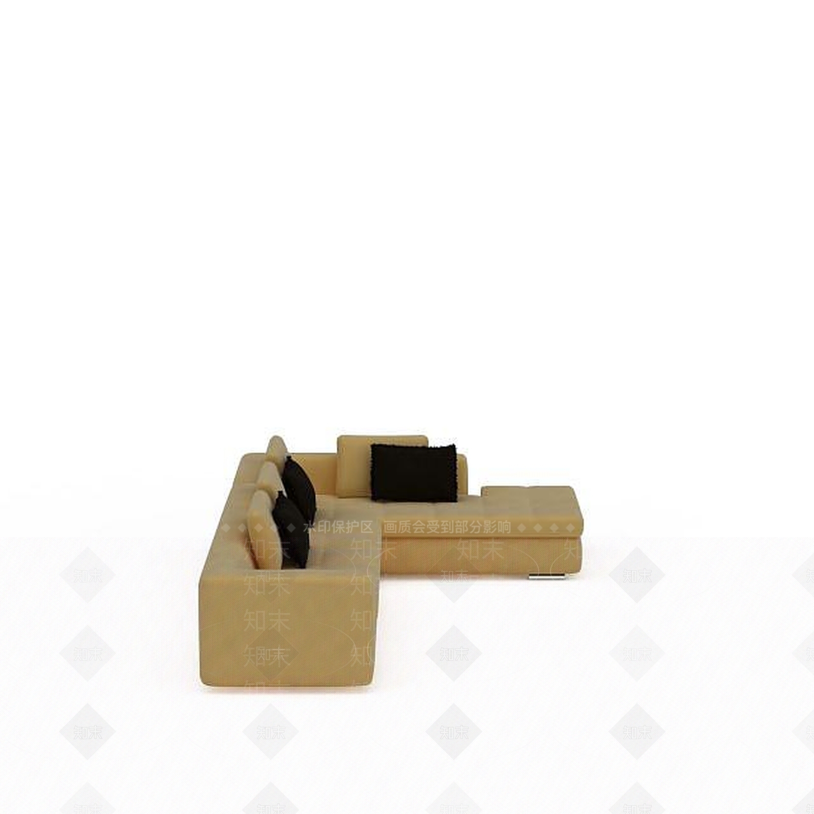 现代双人沙发3D模型下载【ID:1197747735】