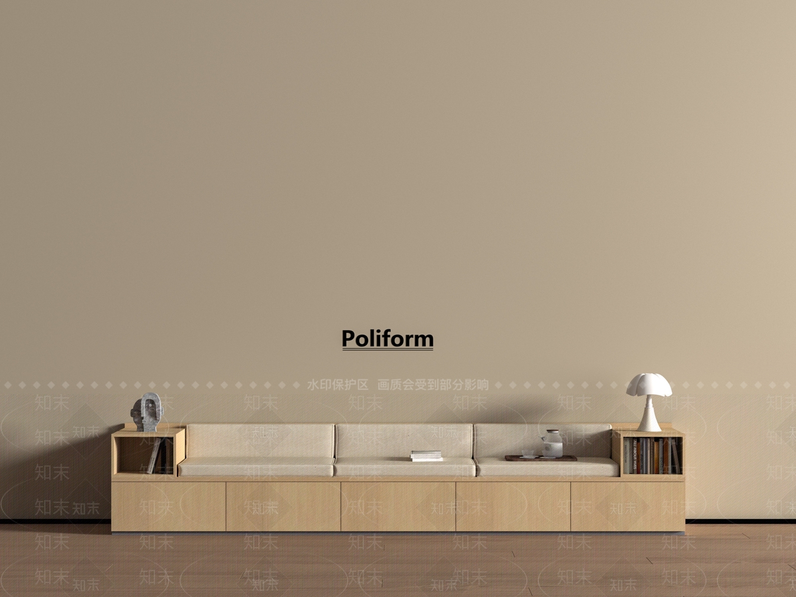 现代卡座沙发3D模型下载【ID:1197748374】