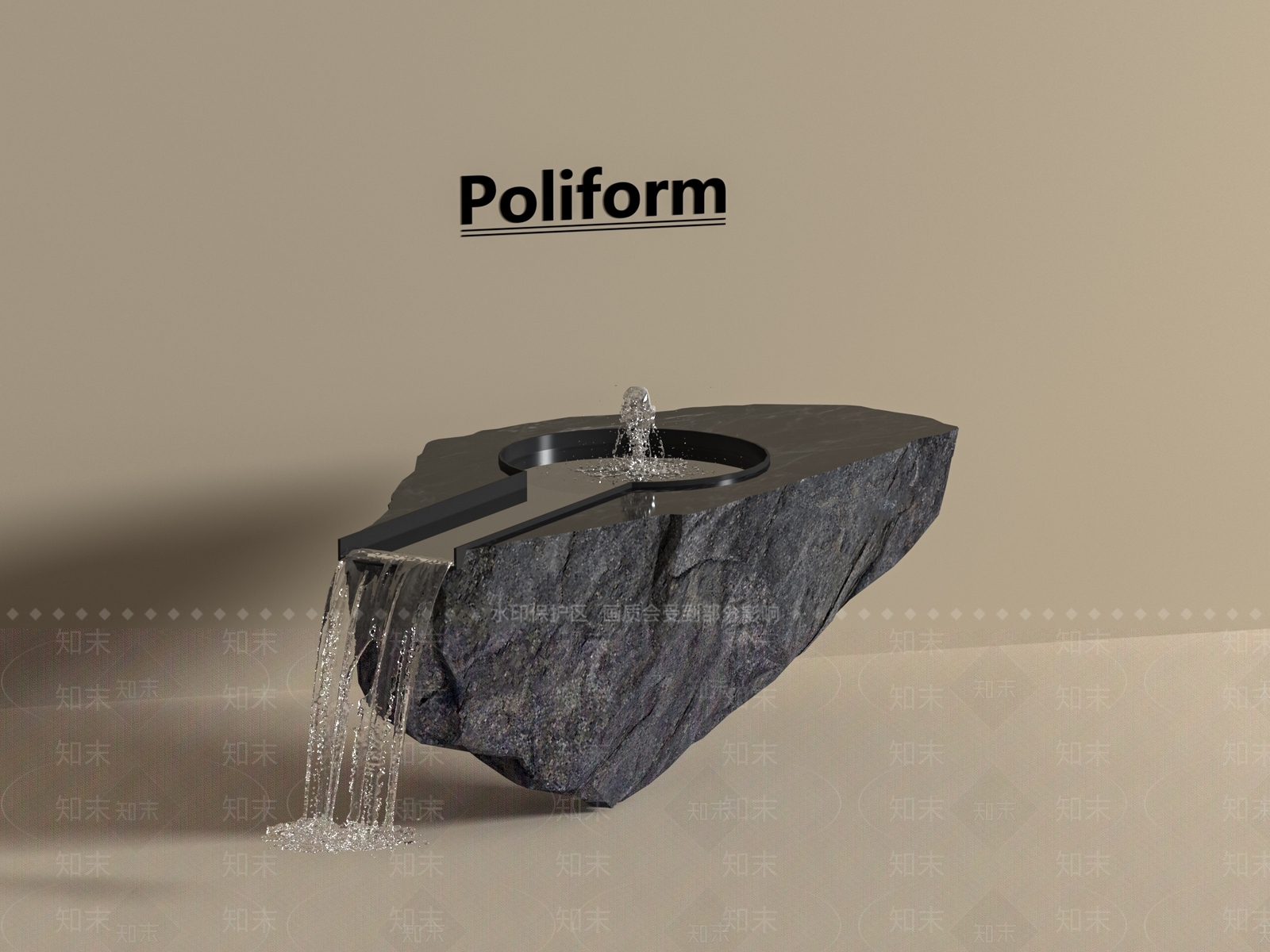 现代新中式石头3D模型下载【ID:1197749609】