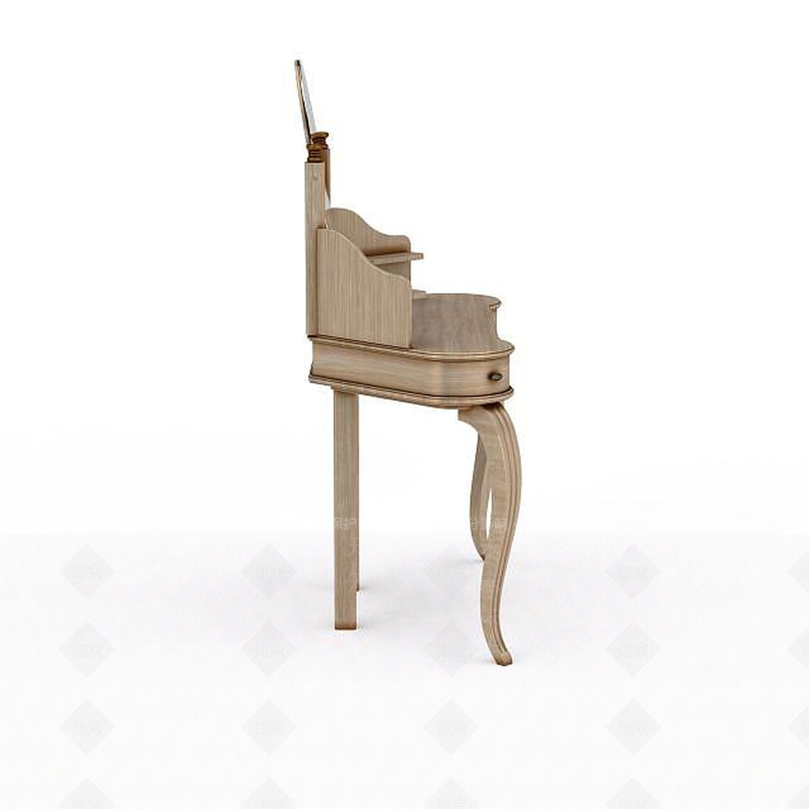 现代书桌3D模型下载【ID:1197749403】