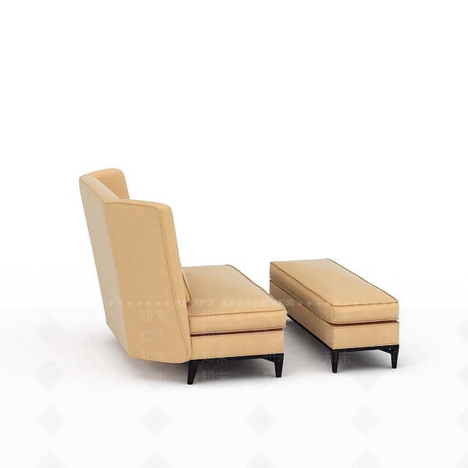 现代双人沙发3D模型下载【ID:1199857638】