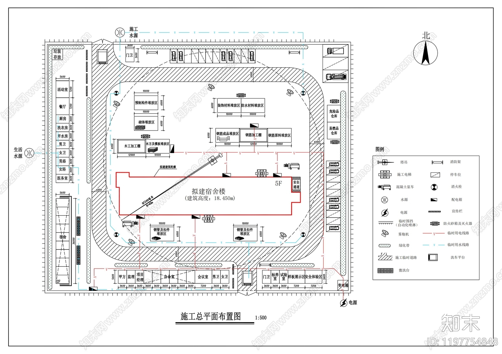 建筑平面布置图施工图下载【ID:1197754848】