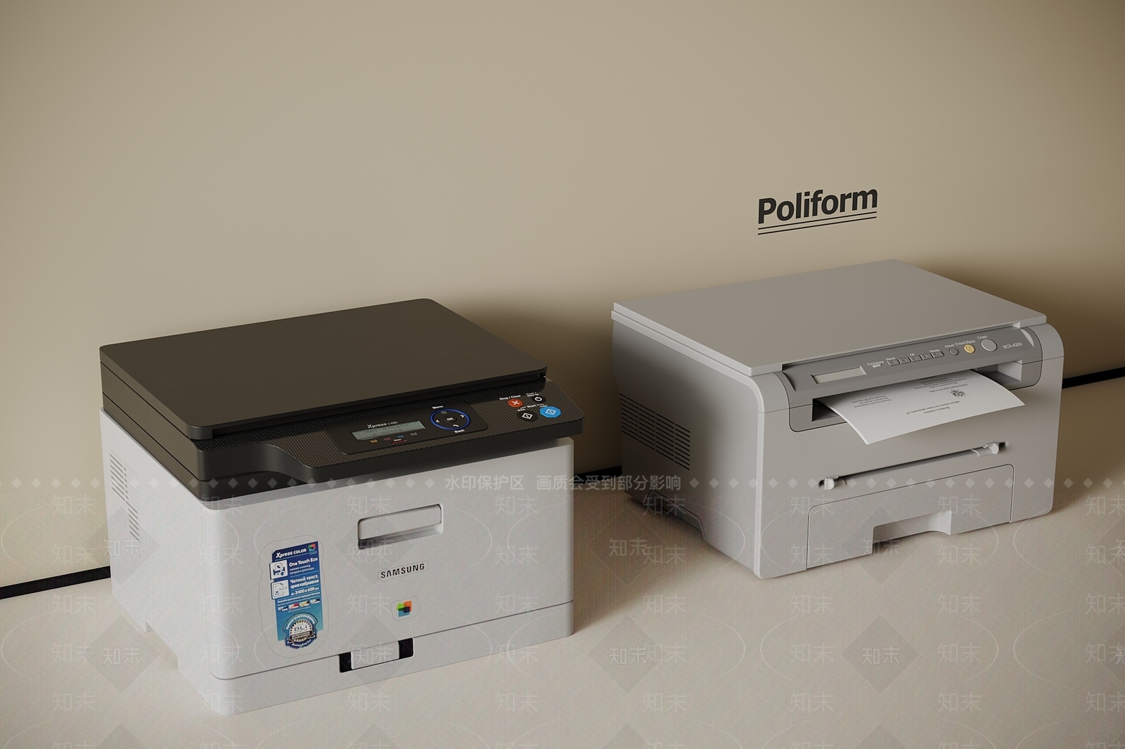 打印机3D模型下载【ID:1197759408】