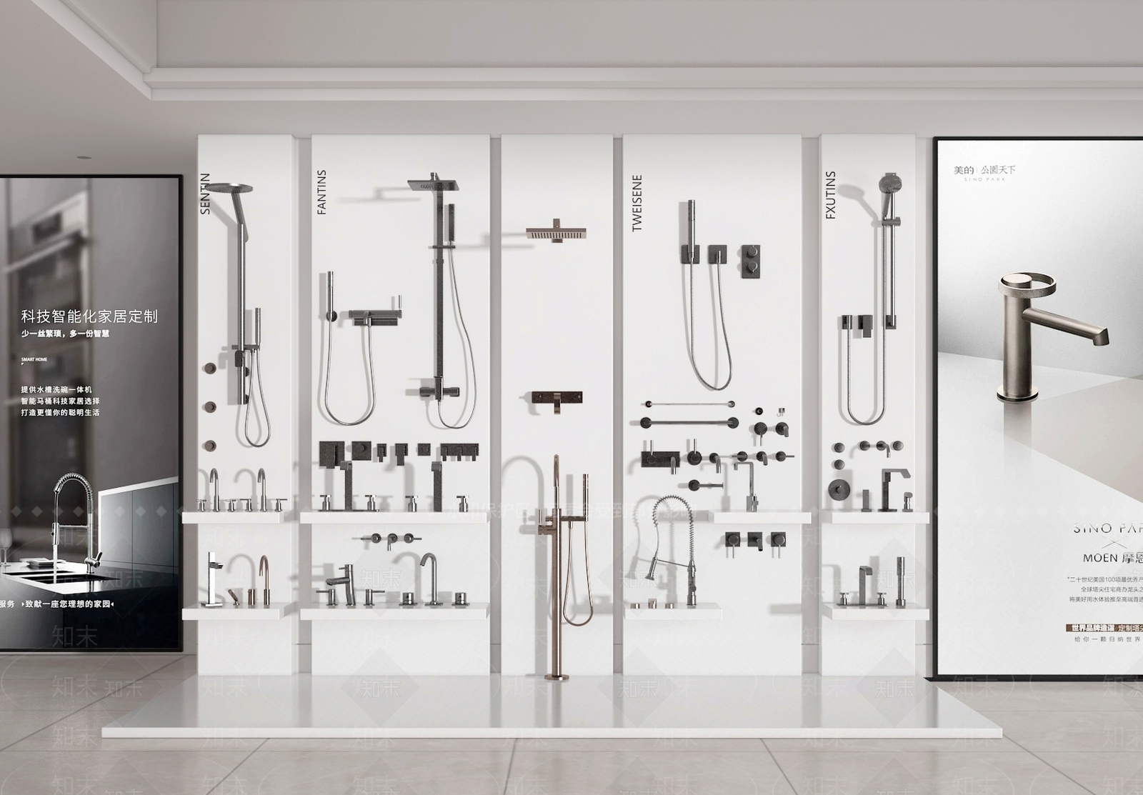 现代水龙头3D模型下载【ID:1197761254】