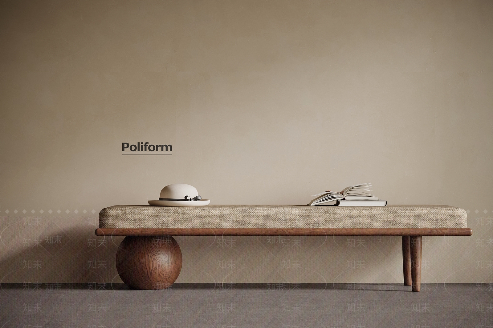 现代中古床尾凳SU模型下载【ID:1197765843】