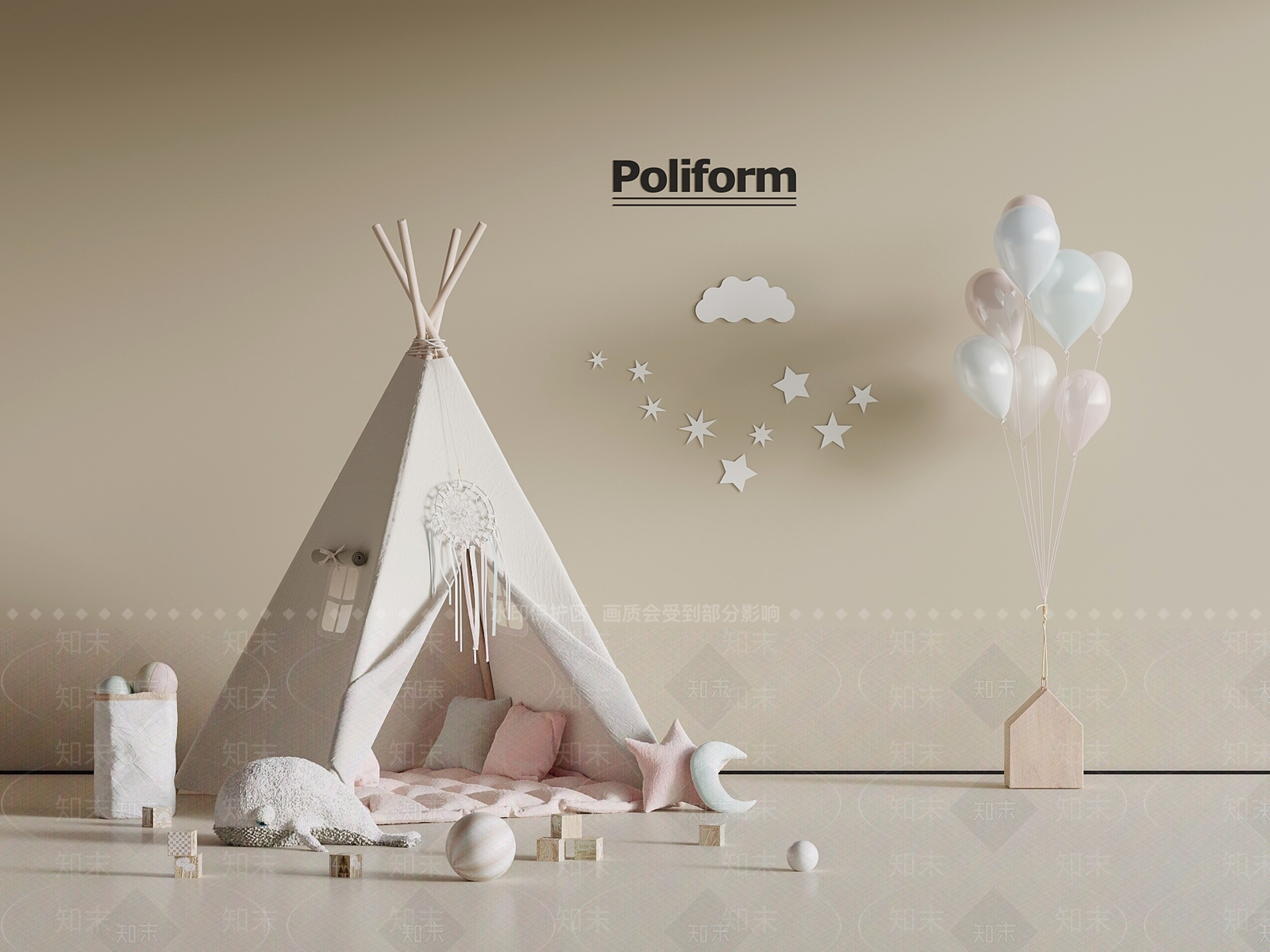 帐篷3D模型下载【ID:1197766980】