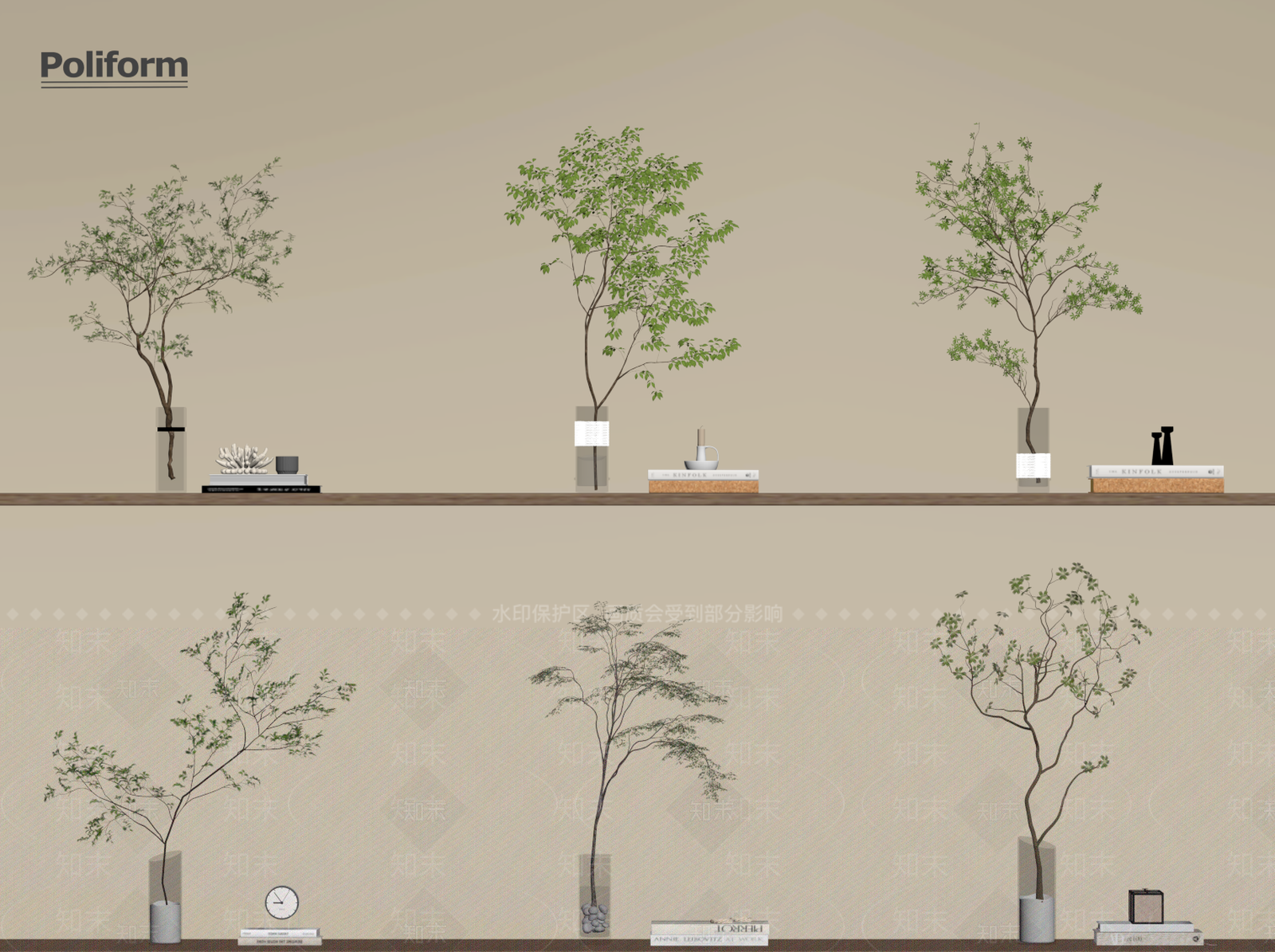 水生植物SU模型下载【ID:1197771089】