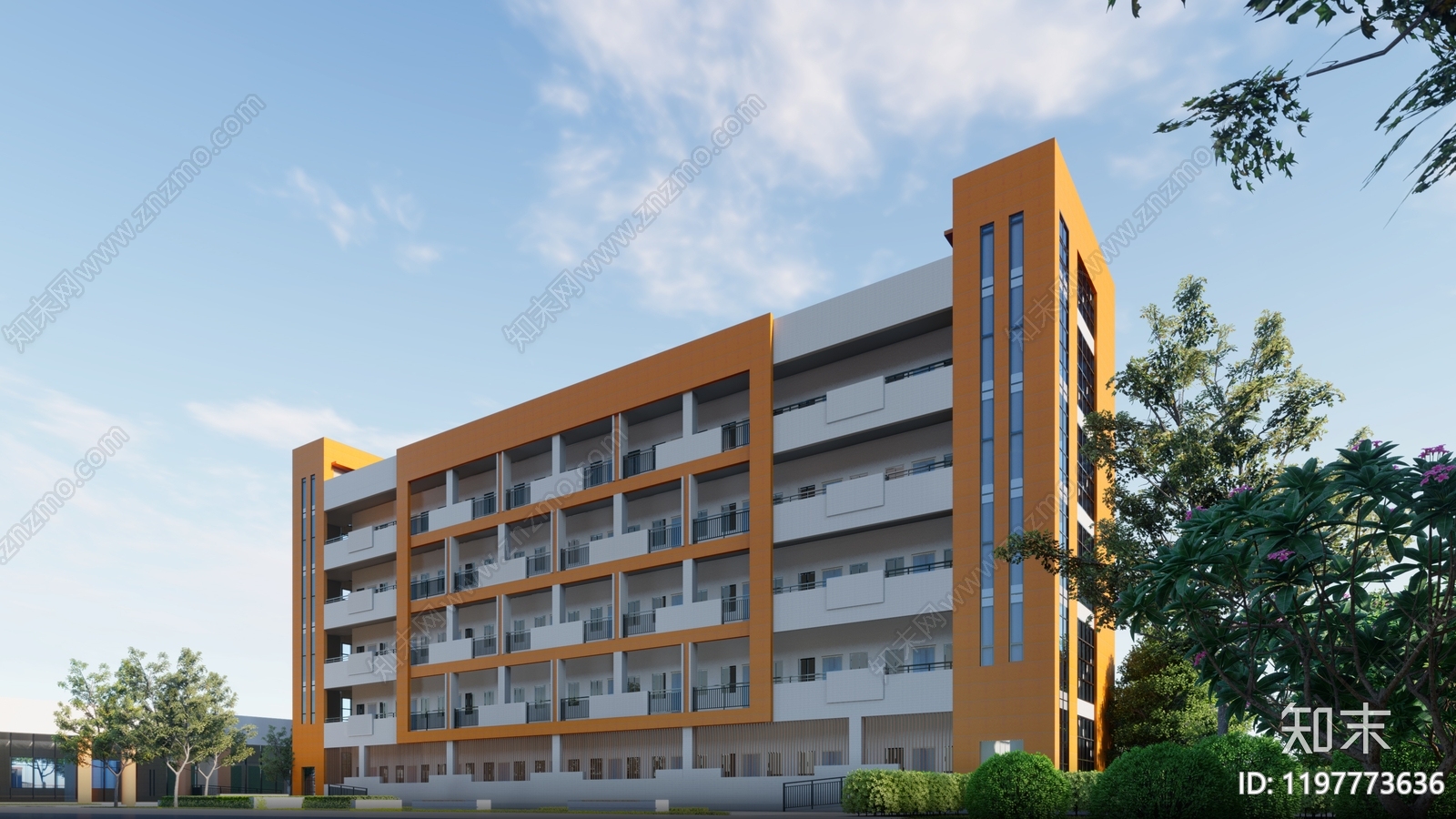 现代学校建筑cad施工图下载【ID:1197773636】