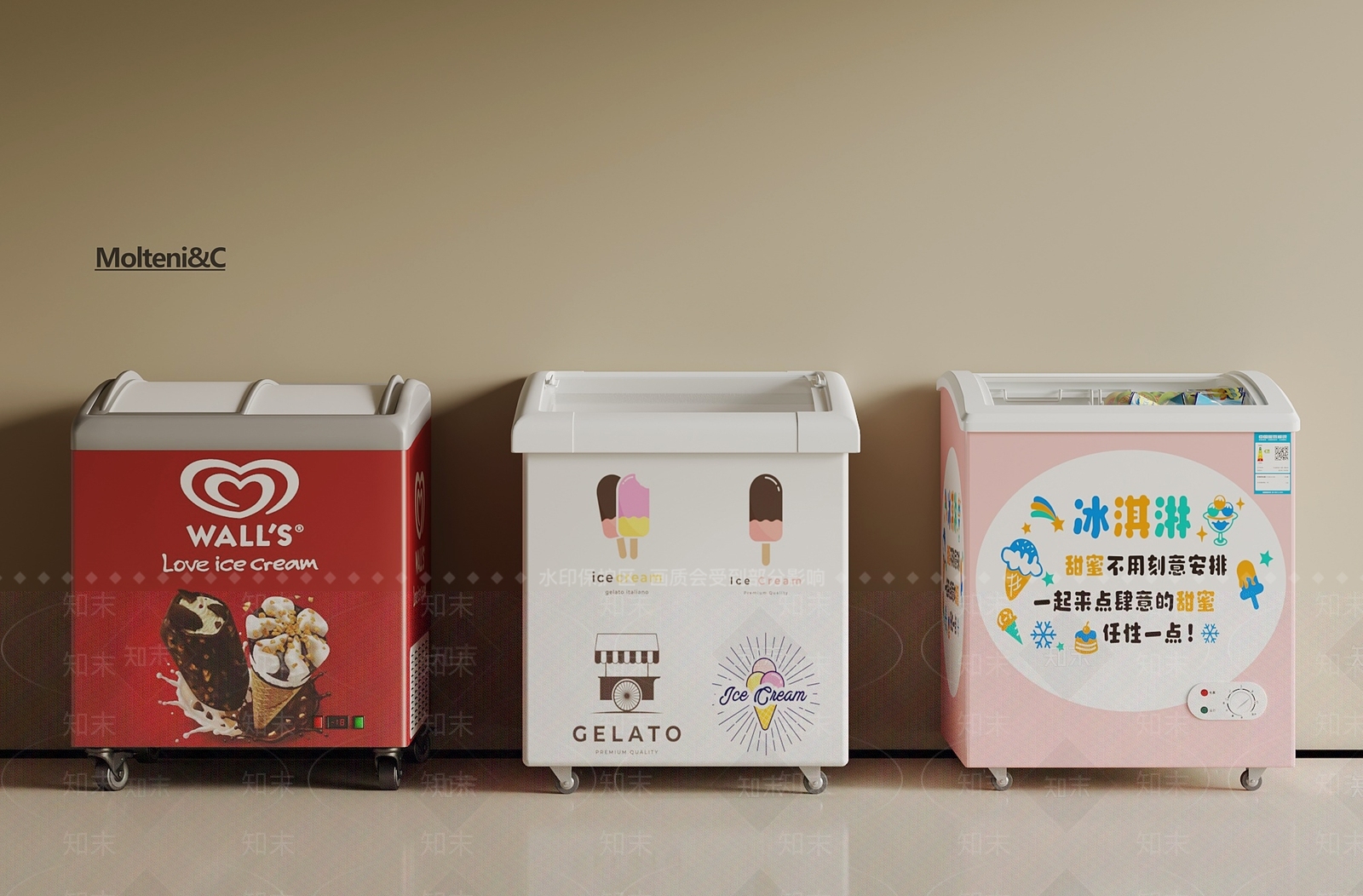 冰柜SU模型下载【ID:1197779718】