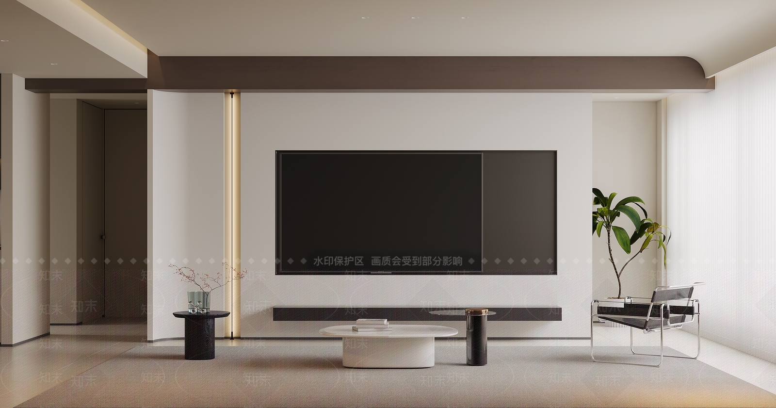 现代家居客厅3D模型下载【ID:1197783400】