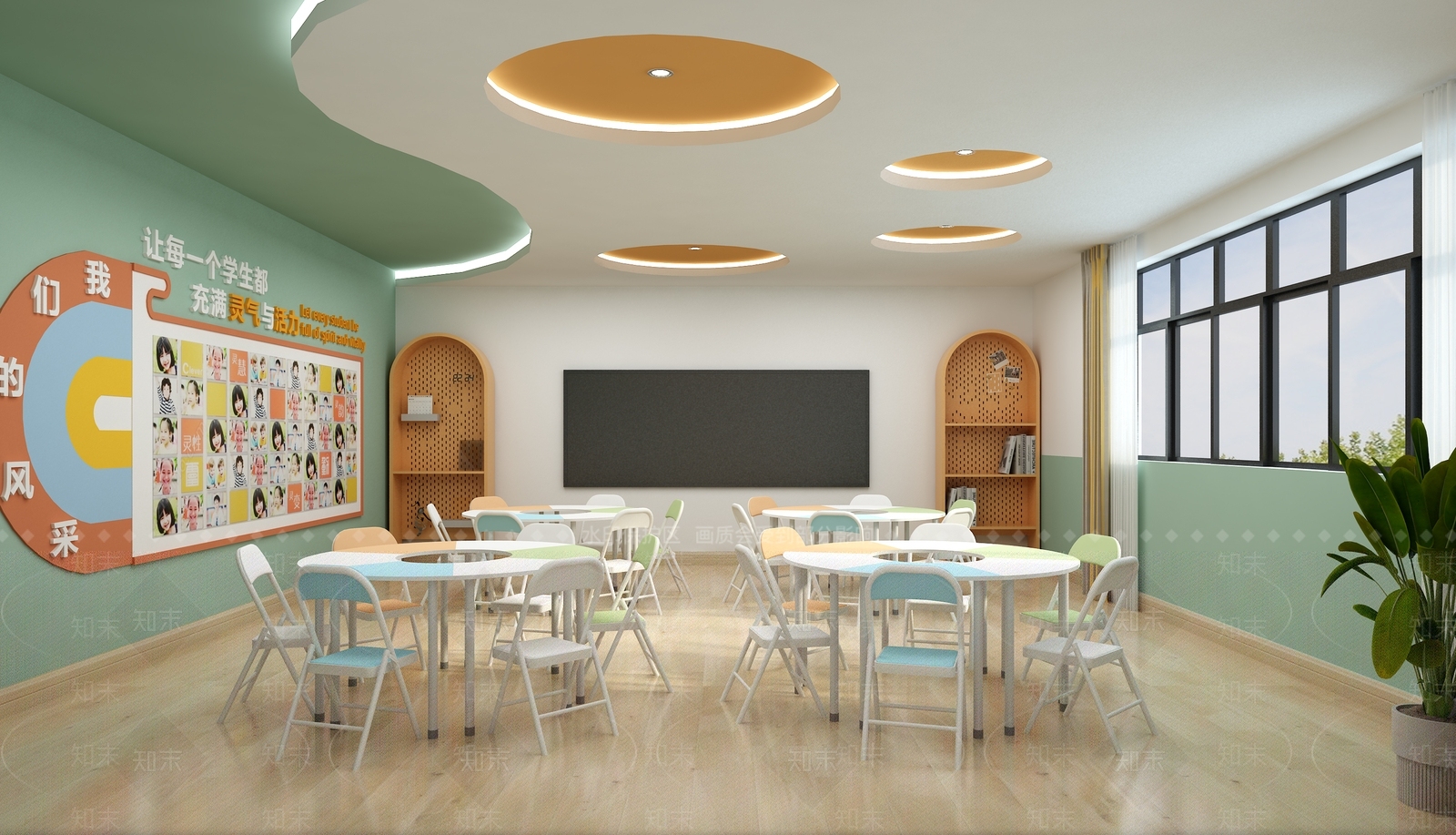 现代活动室3D模型下载【ID:1197784134】