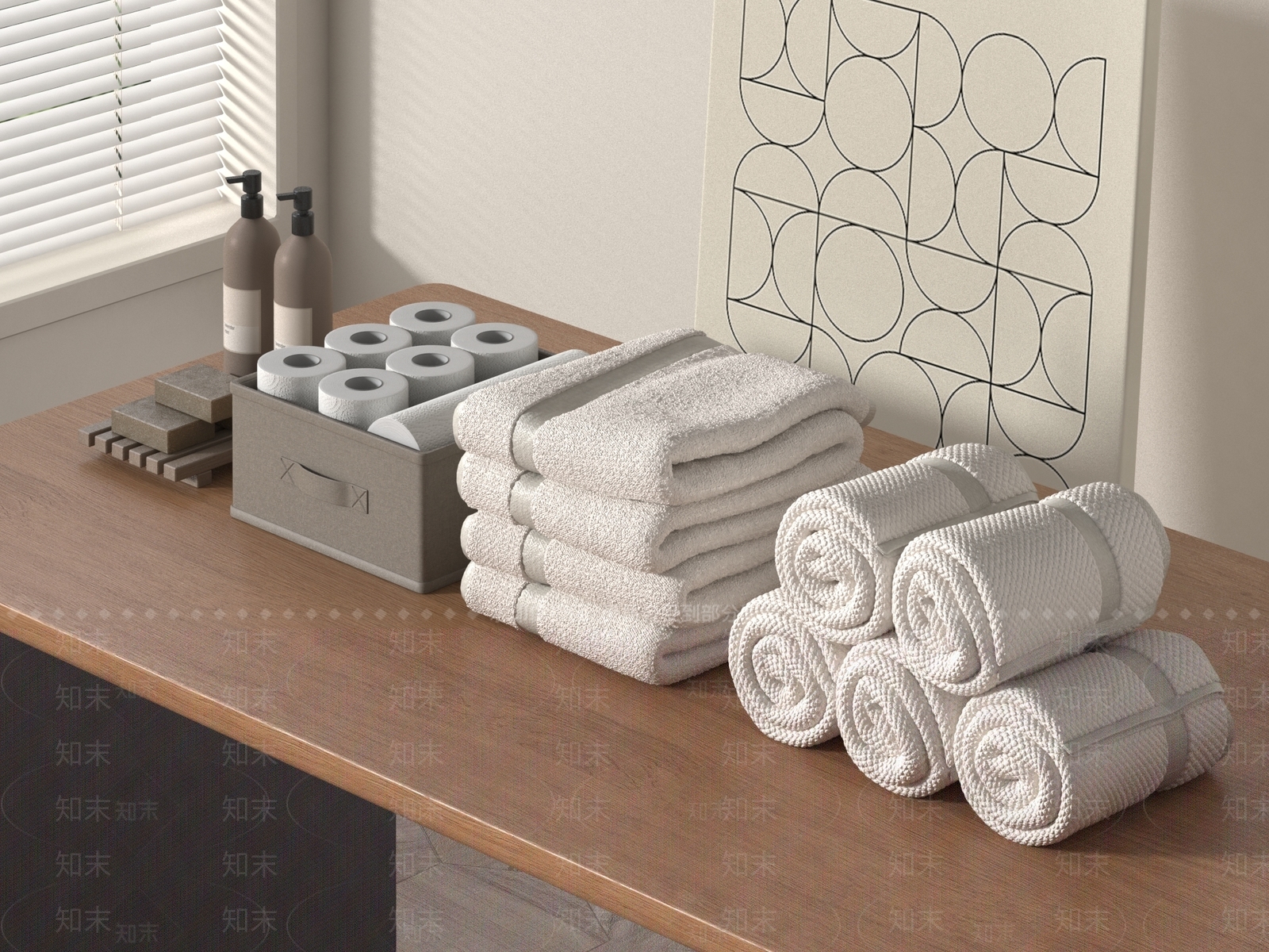 洗浴用品3D模型下载【ID:1197784638】