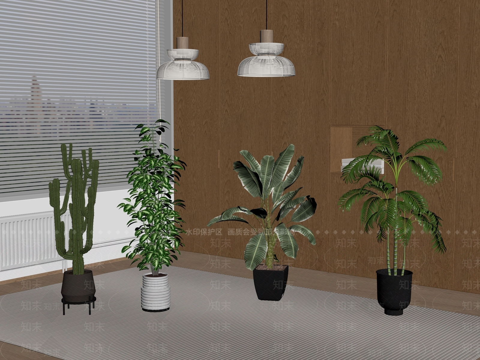 盆栽SU模型下载【ID:1197788159】