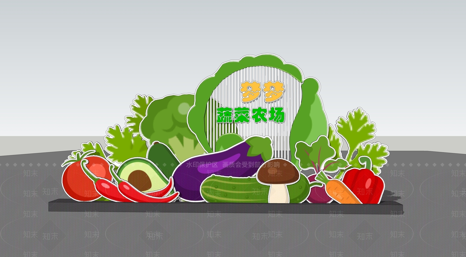 现代极简其他景观小品SU模型下载【ID:1197789197】
