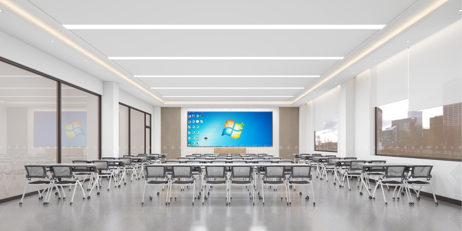 现代会议室3D模型下载【ID:1197789172】