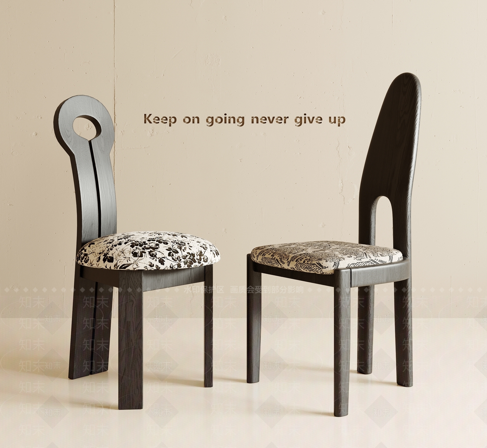 法式中古餐椅3D模型下载【ID:1197790307】