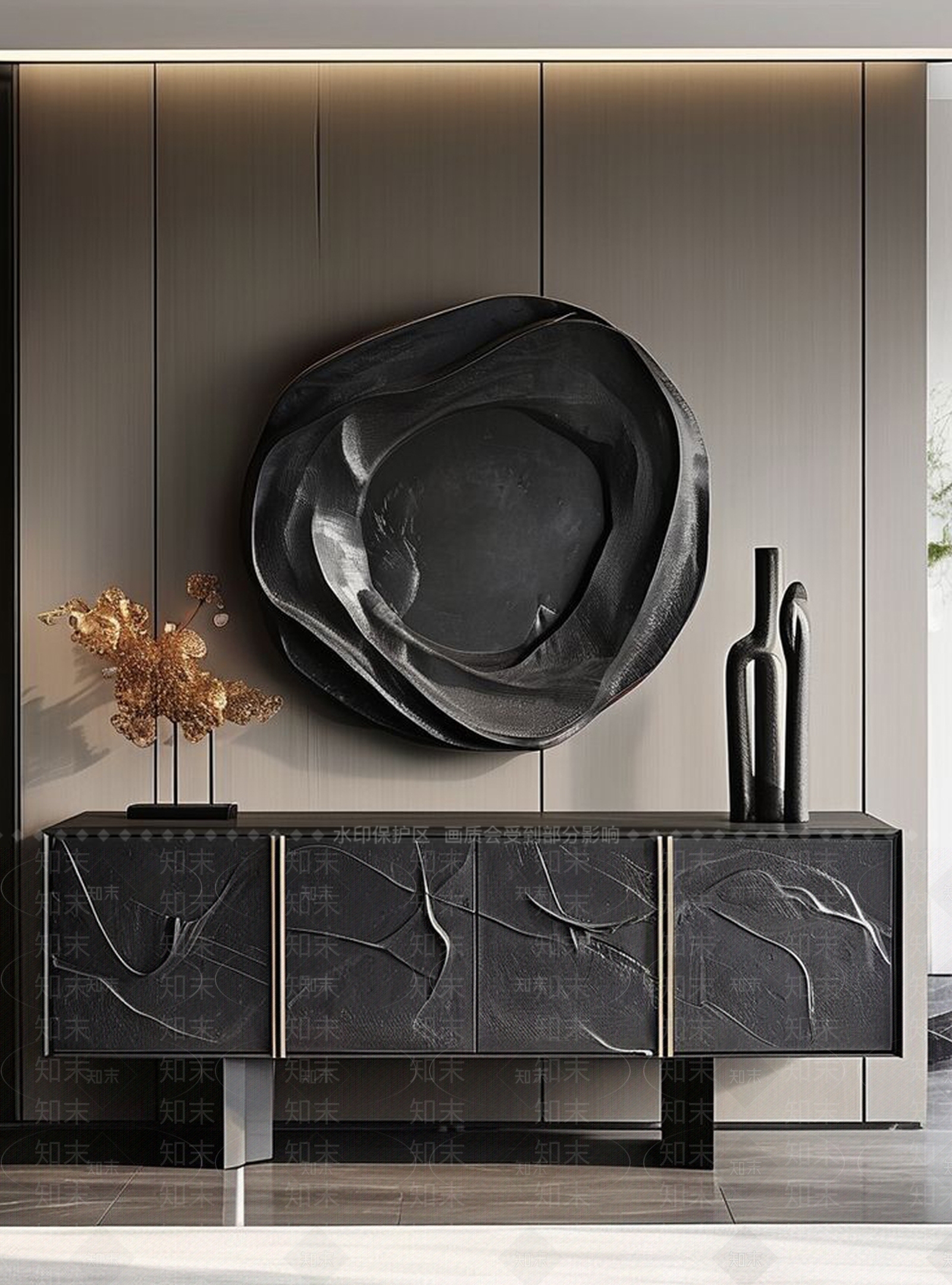 现代挂件3D模型下载【ID:1197792309】