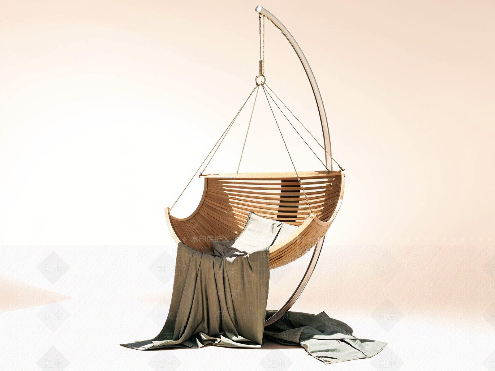 现代吊椅SU模型下载【ID:1197807231】