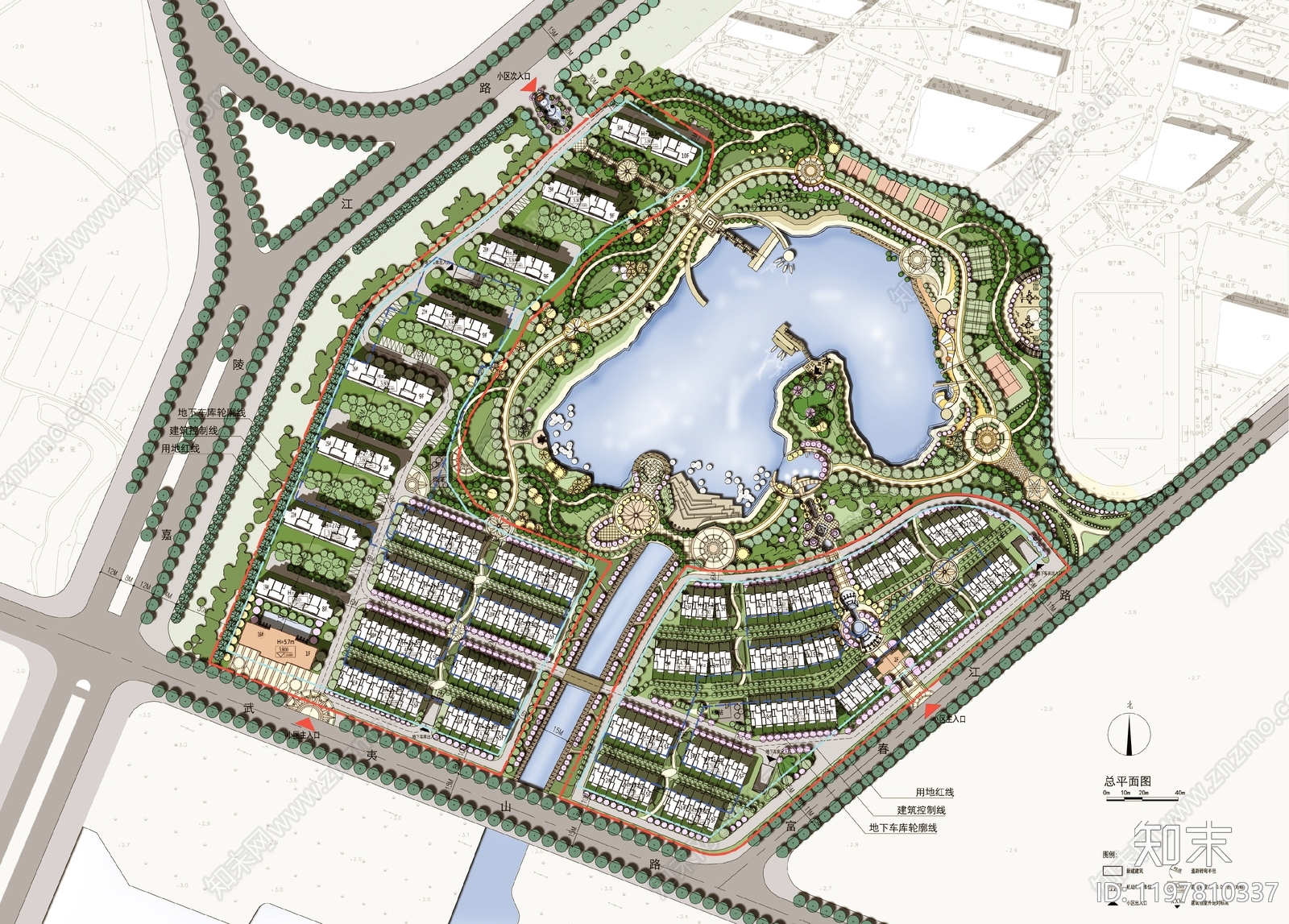 现代住宅楼建筑施工图下载【ID:1197810337】