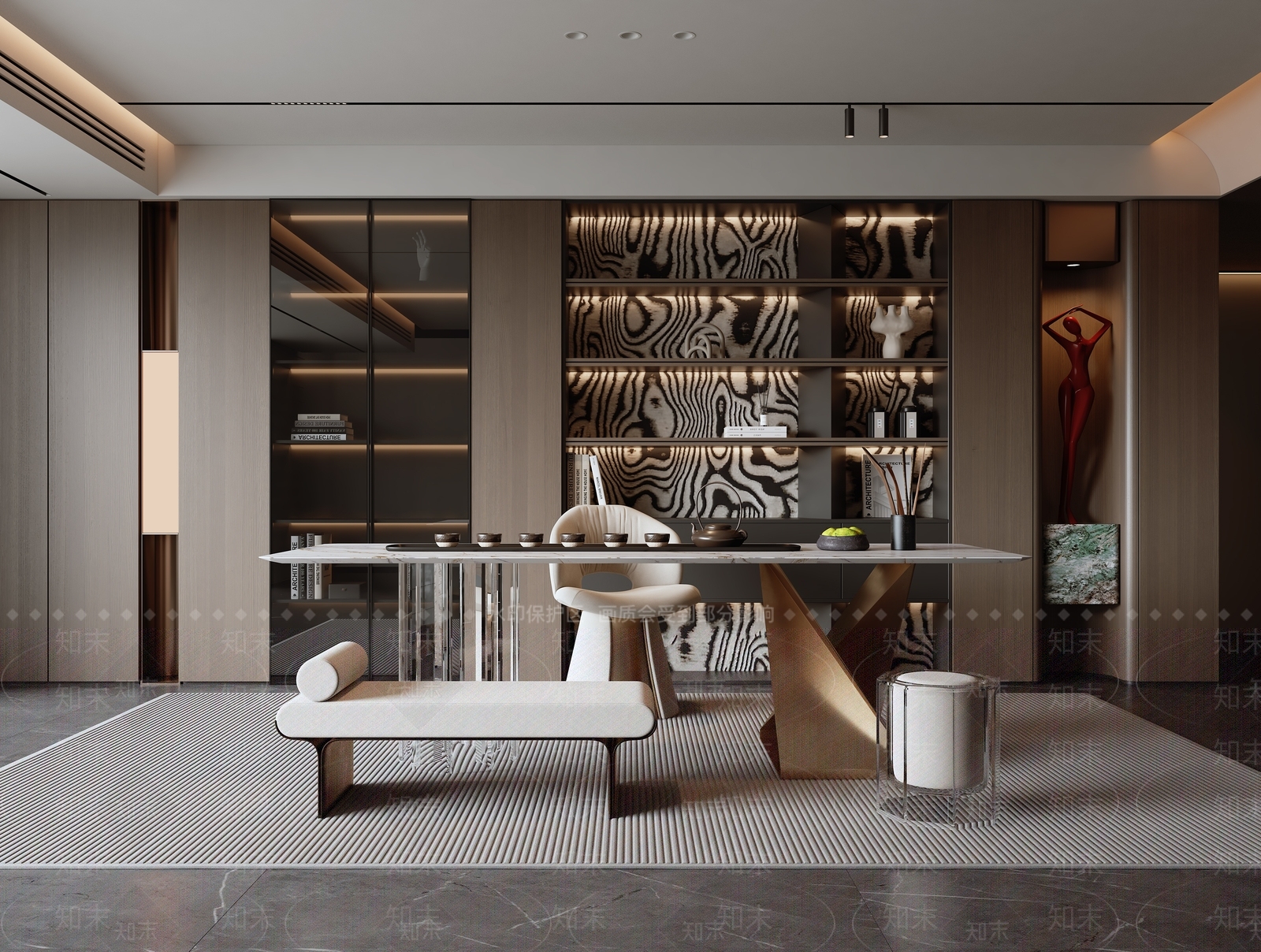 意式茶室3D模型下载【ID:1197811299】