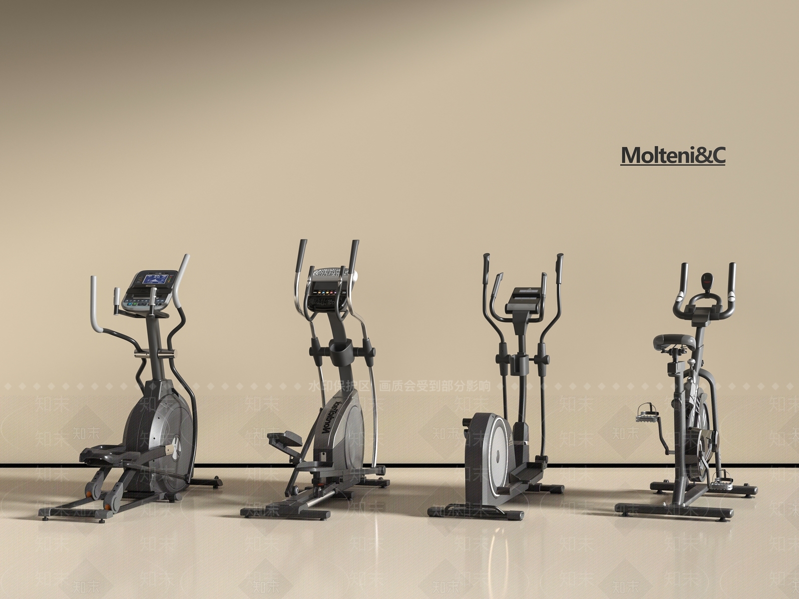 健身器材SU模型下载【ID:1197811717】