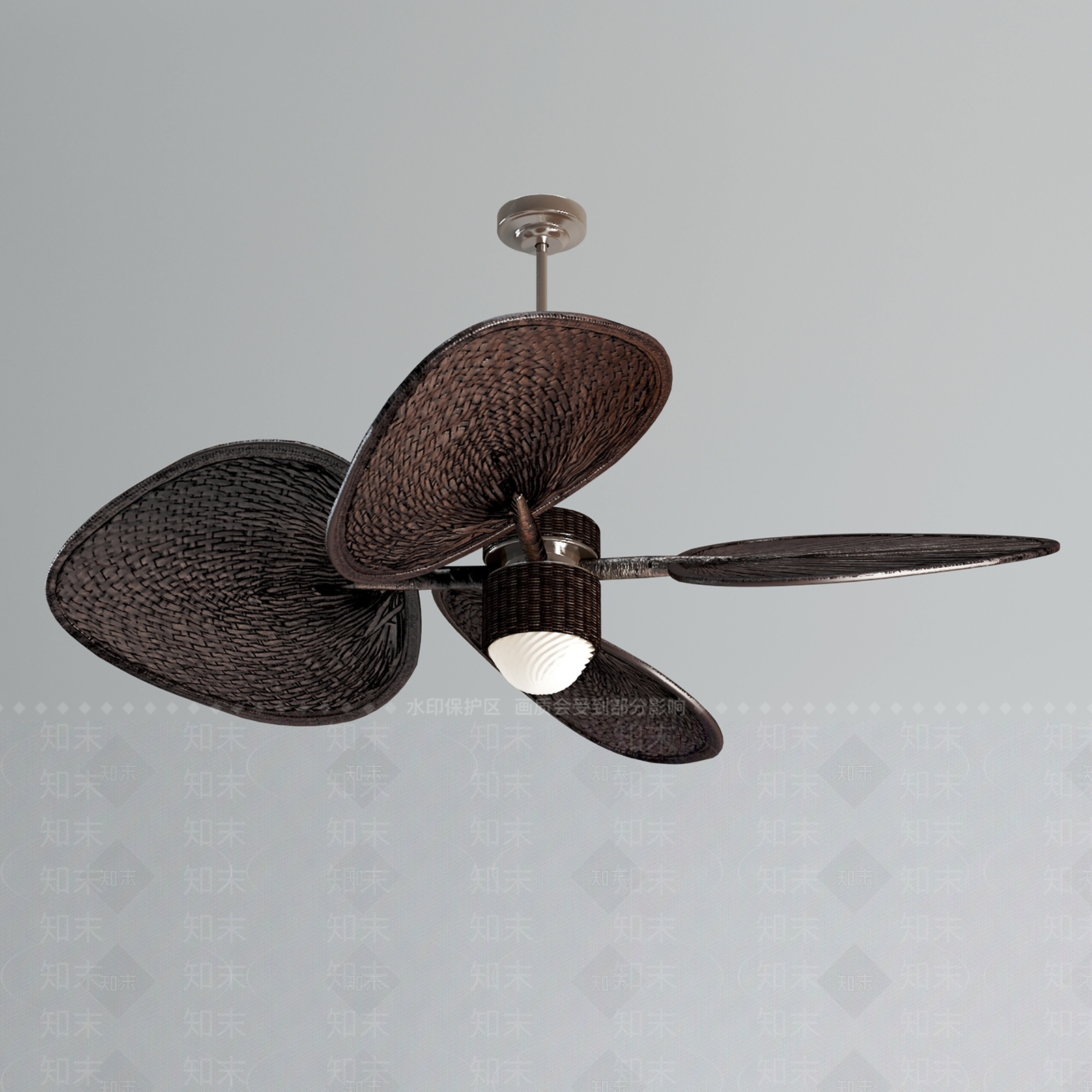 新中式复古楼梯吊灯3D模型下载【ID:1197819475】