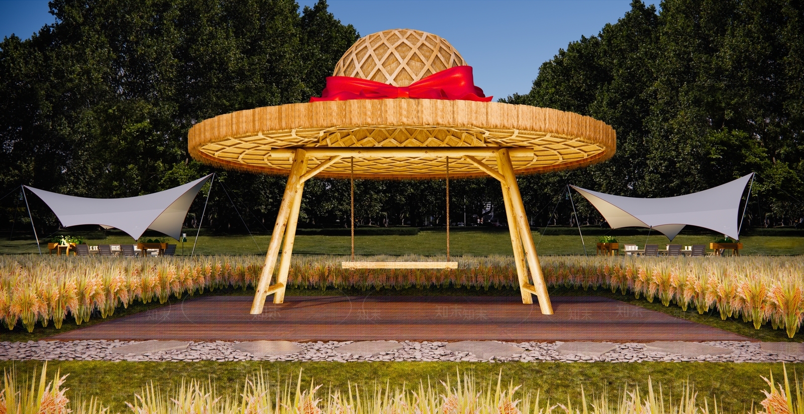 现代营地SU模型下载【ID:1197822180】