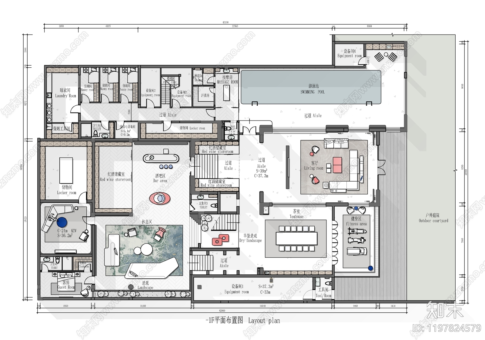 别墅施工图下载【ID:1197824579】