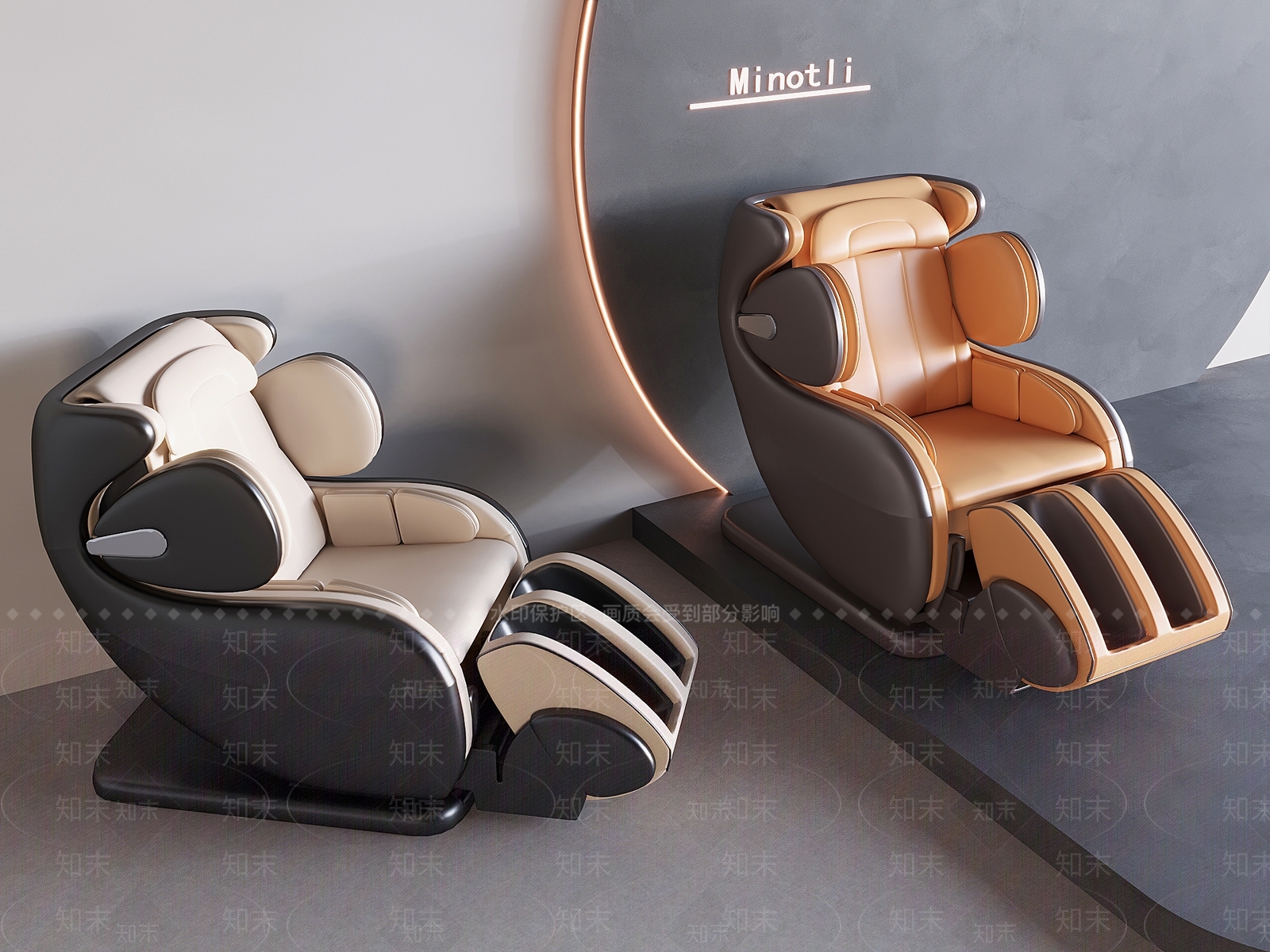 意式轻奢按摩椅3D模型下载【ID:1197847005】