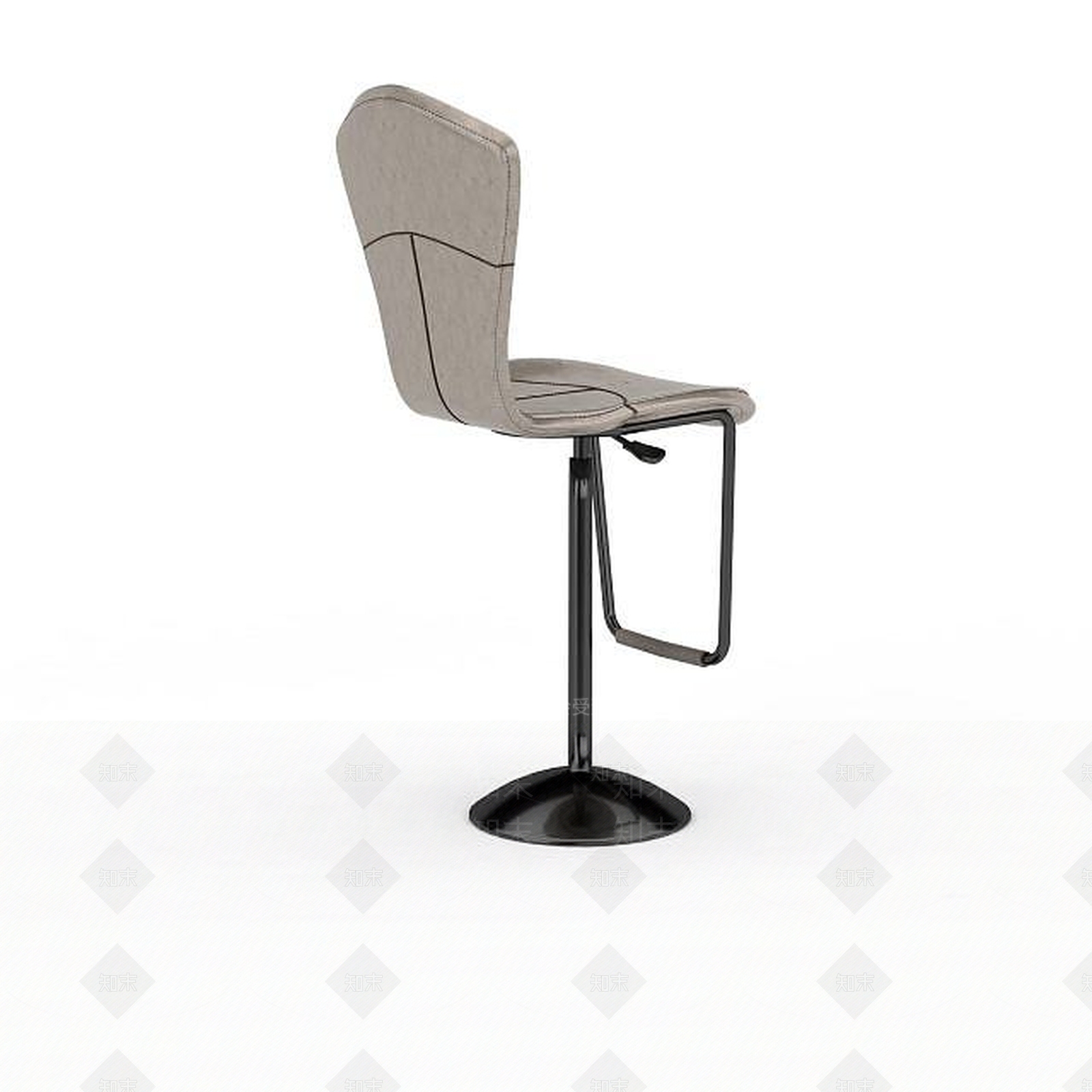 现代高脚椅子3D模型下载【ID:1197855750】