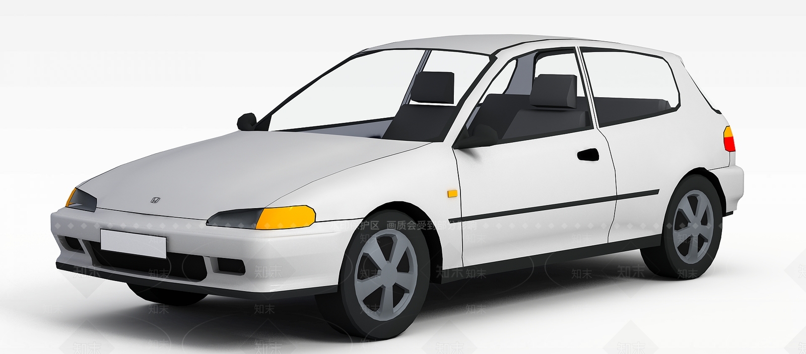 现代家用小汽车3D模型下载【ID:1197855817】