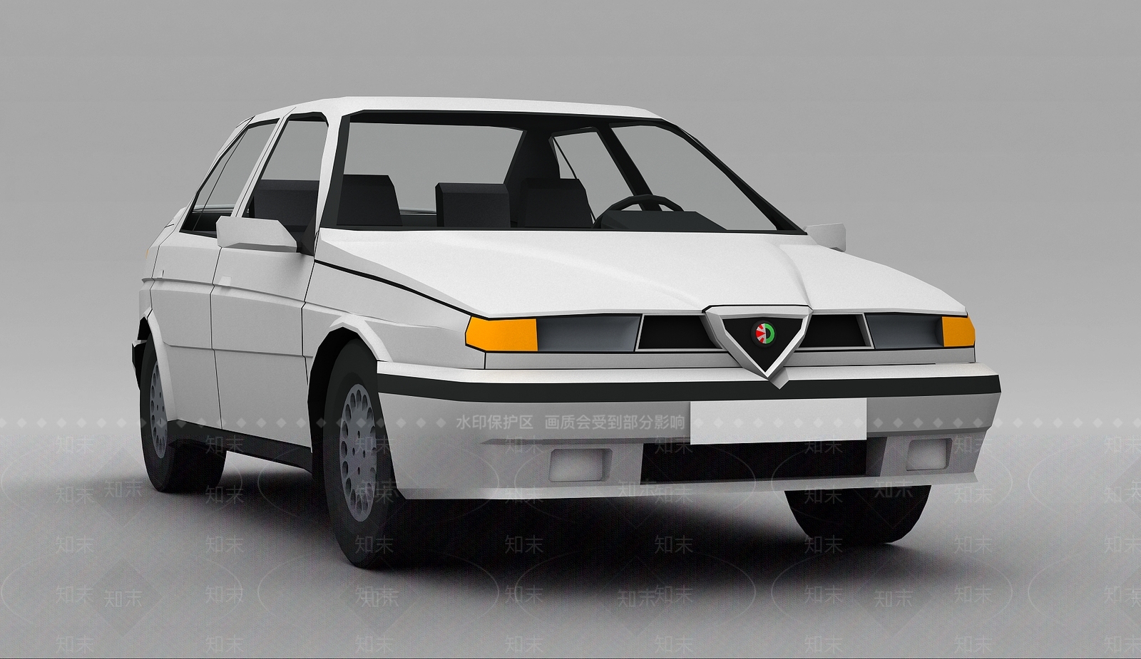 现代小型汽车3D模型下载【ID:1197855915】