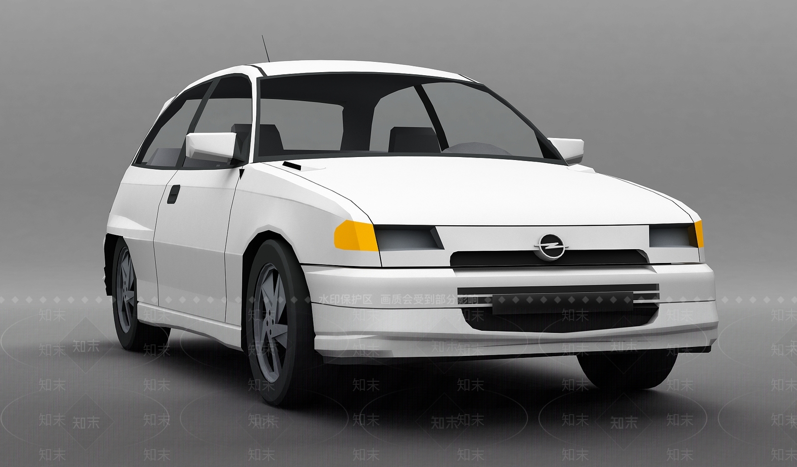 现代微型汽车3D模型下载【ID:1197855957】