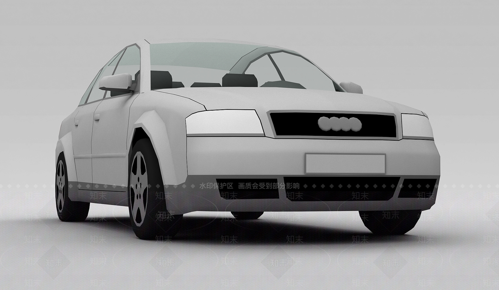 现代奥迪汽车3D模型下载【ID:1197856093】