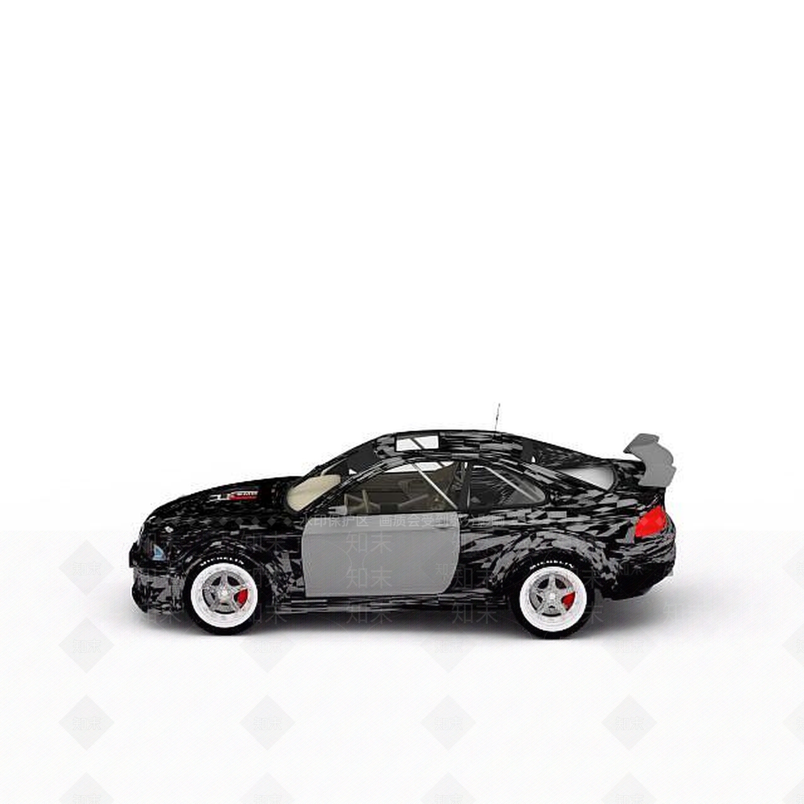 现代迷彩赛车3D模型下载【ID:1197856238】