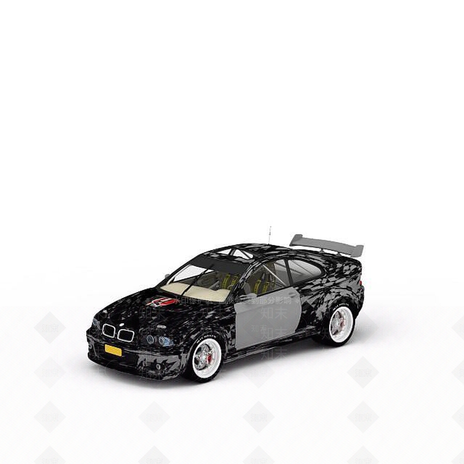 现代迷彩赛车3D模型下载【ID:1197856238】