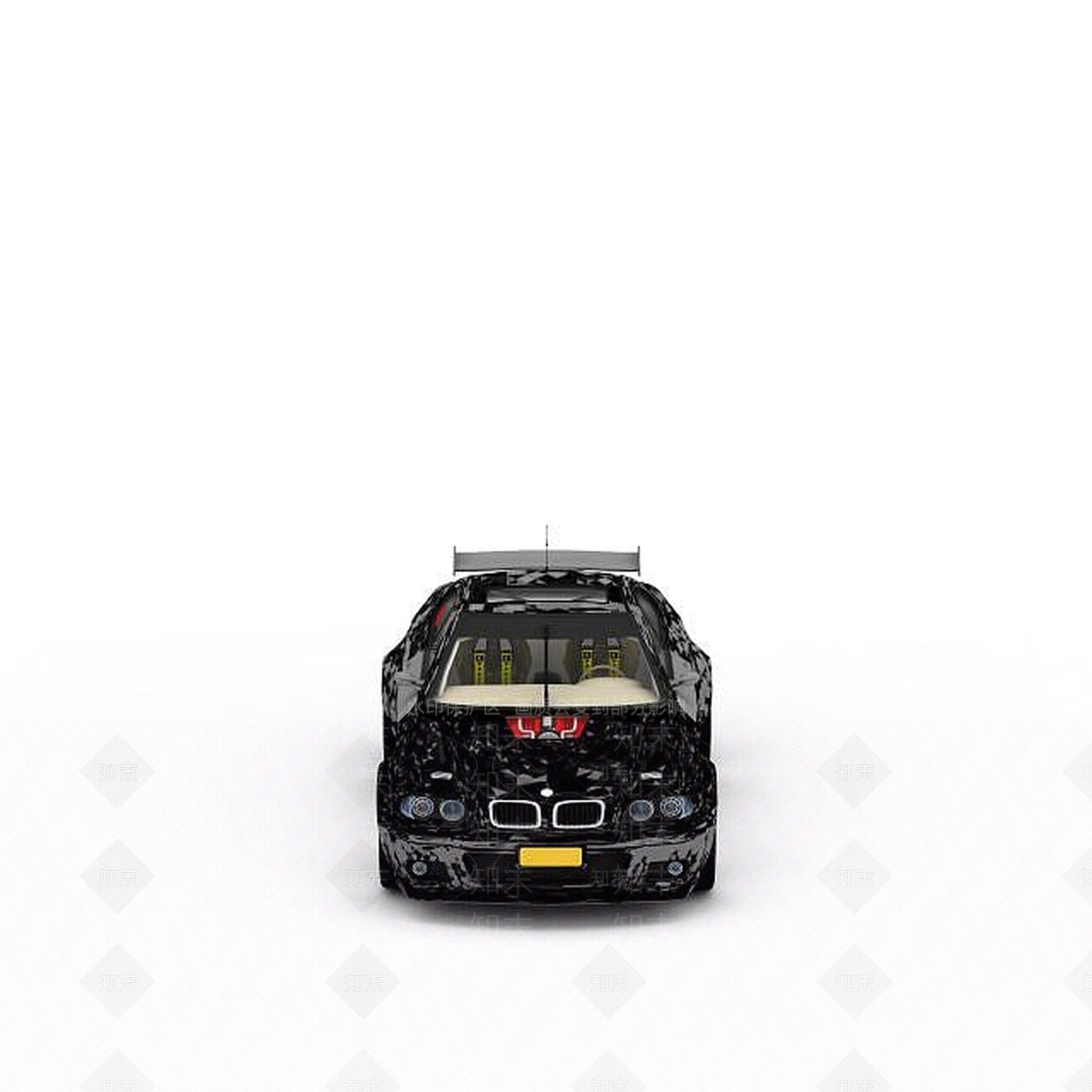 现代迷彩赛车3D模型下载【ID:1197856238】
