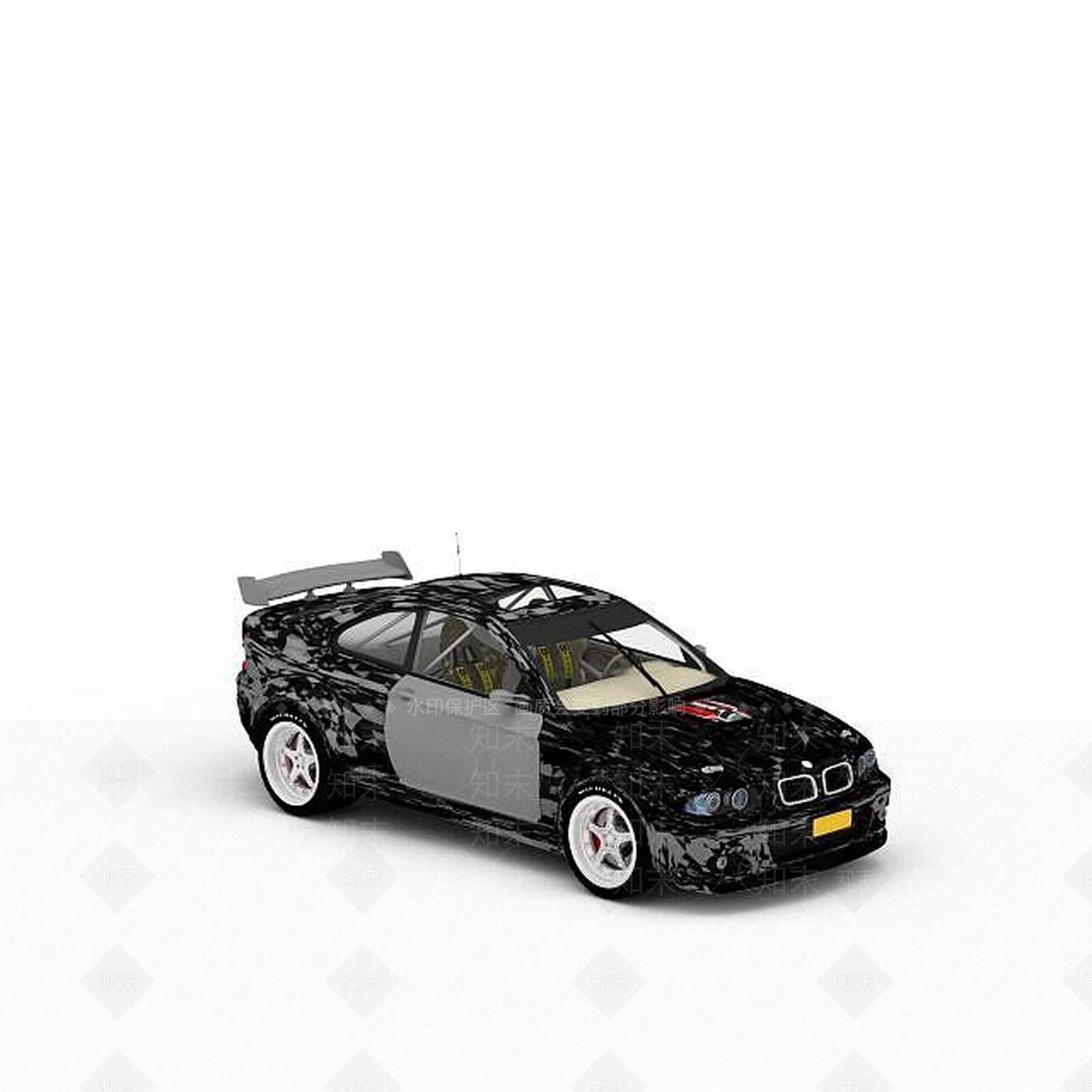 现代迷彩赛车3D模型下载【ID:1197856238】