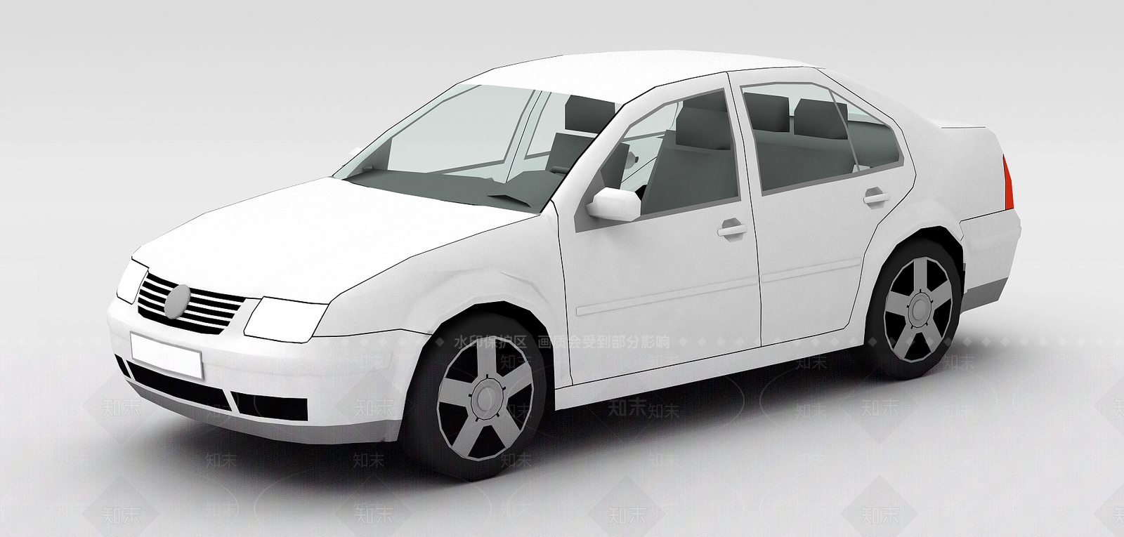 现代大众汽车3D模型下载【ID:1197856345】