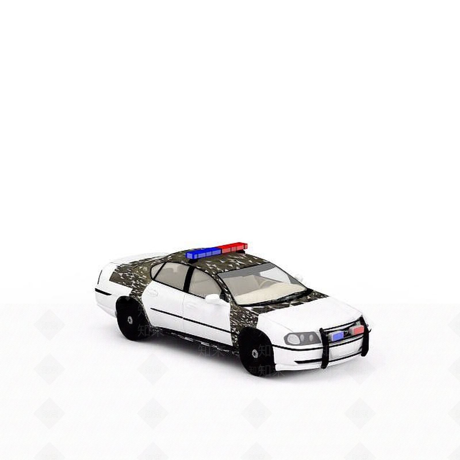 现代警车3D模型下载【ID:1197856462】