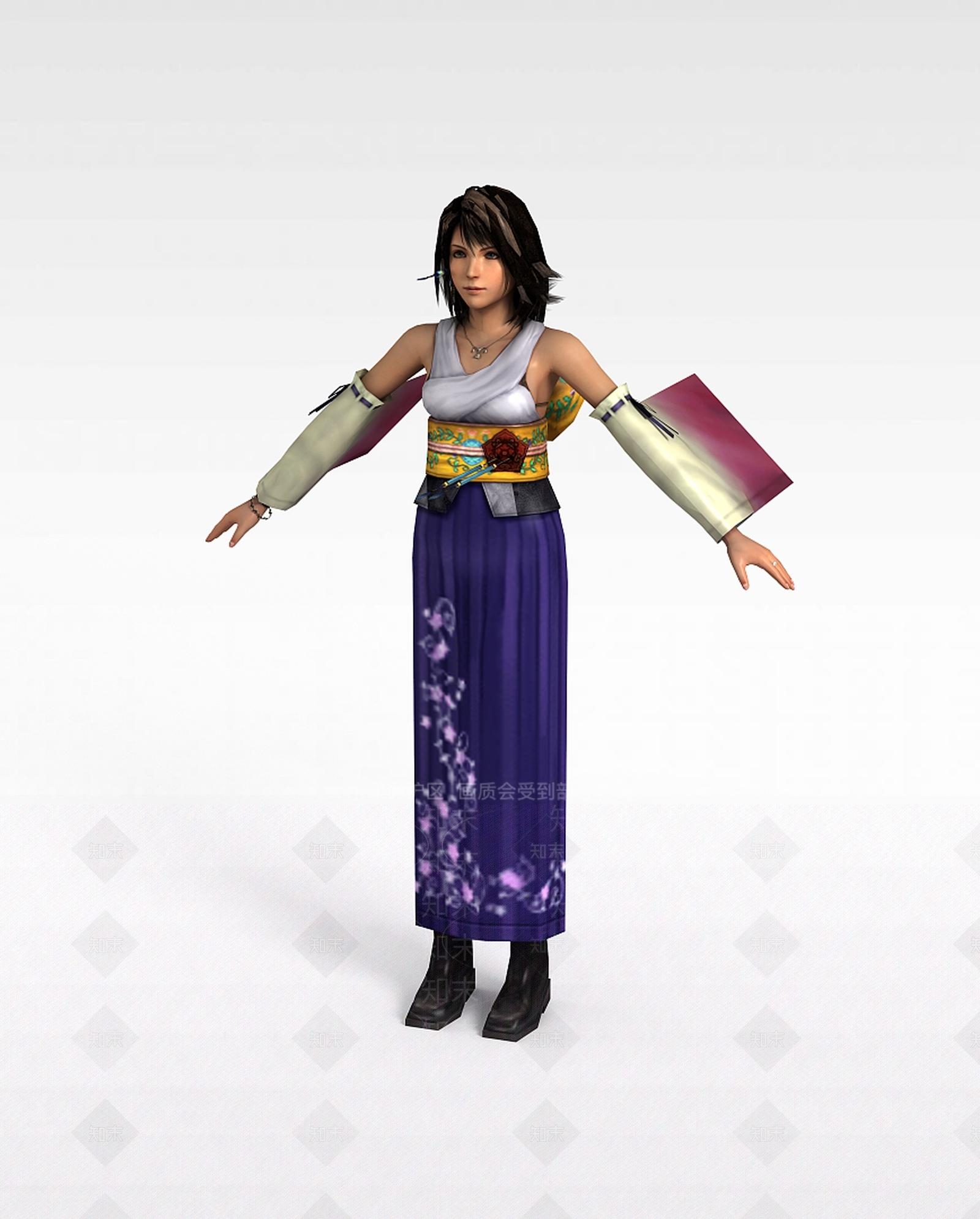 现代游戏女人3D模型下载【ID:1197856622】